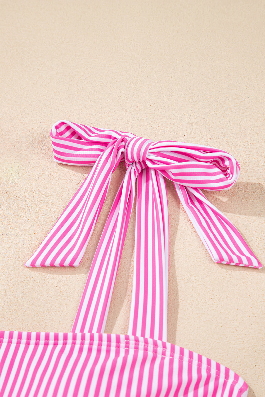 Rosie Striped 2pc High Waist Swimsuit