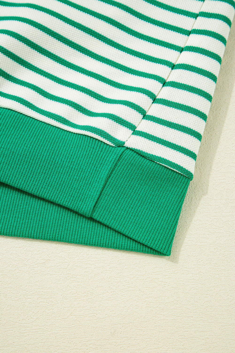 Striped Exposed Seam Pullover Top