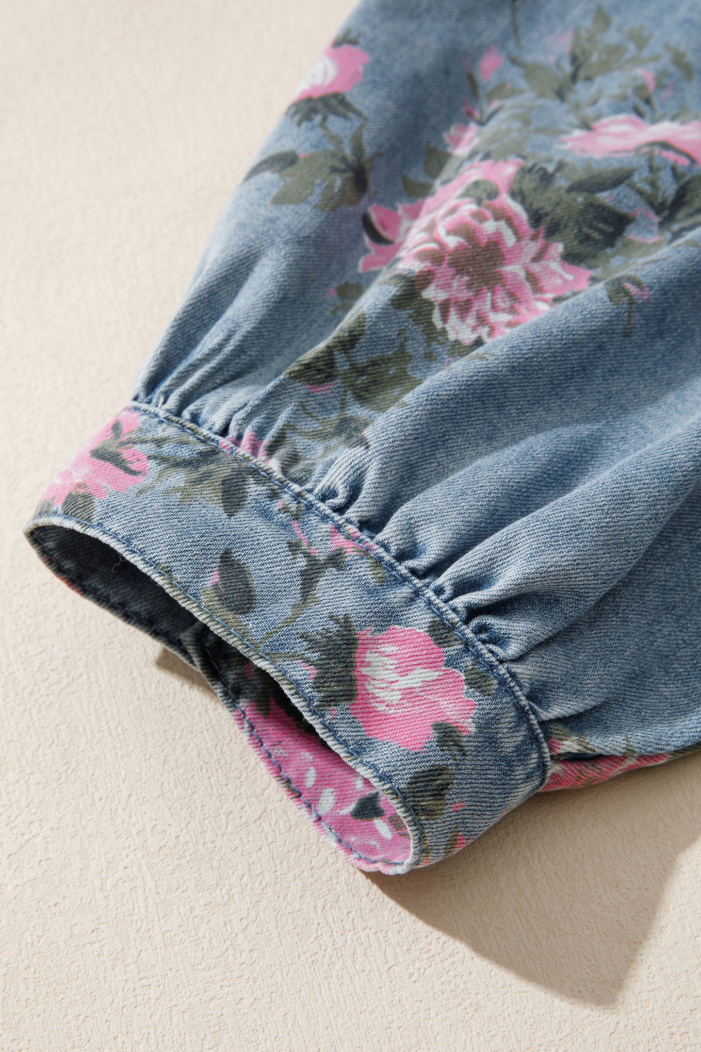Vera Floral Denim Shirt