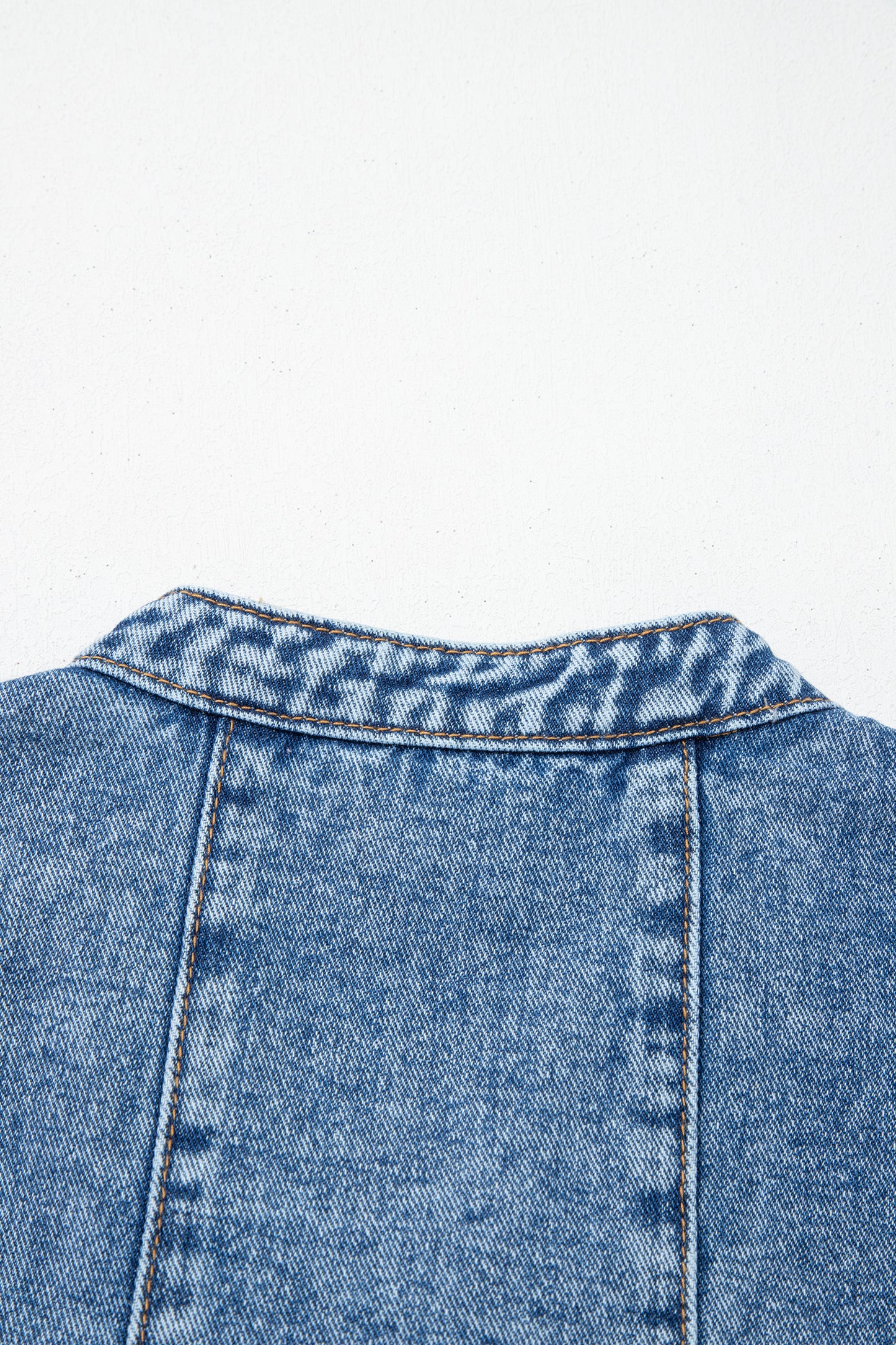 Western Button Down Denim Dress
