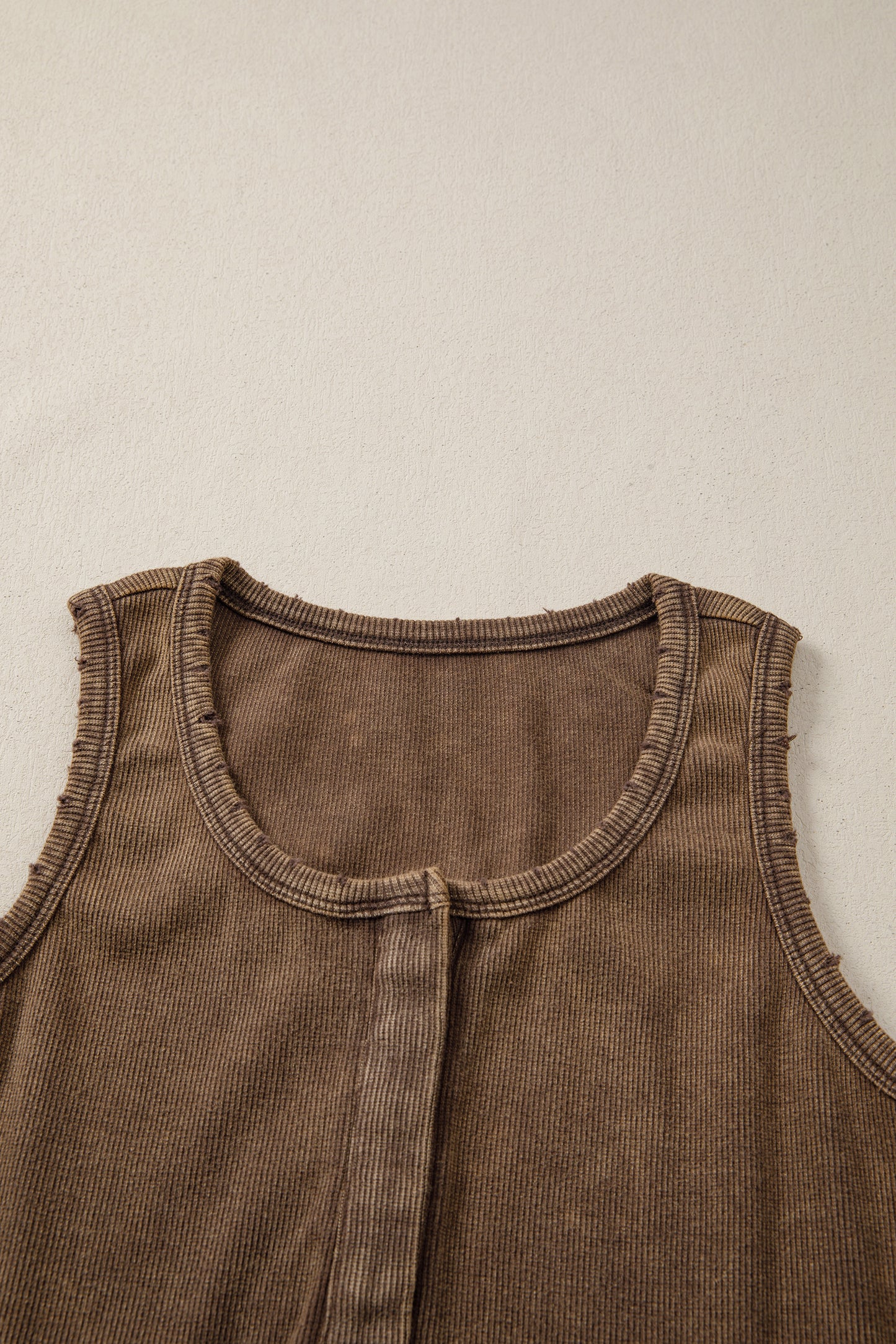 Ribbed Mineral Wash Tank Top