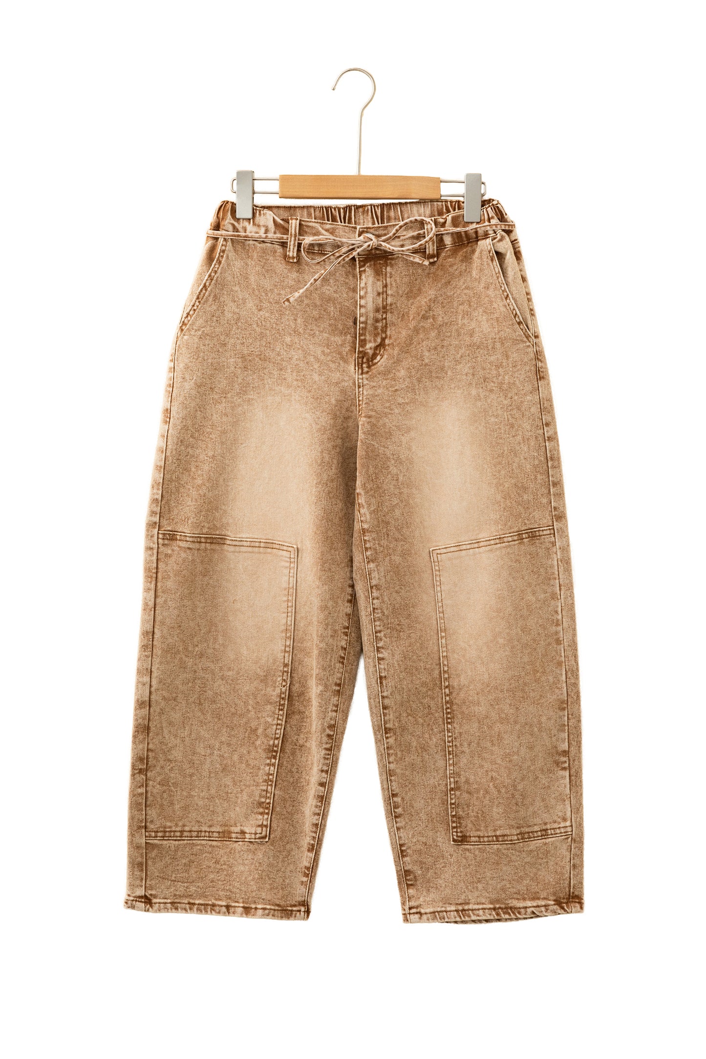 Acid Wash Barrel Jeans