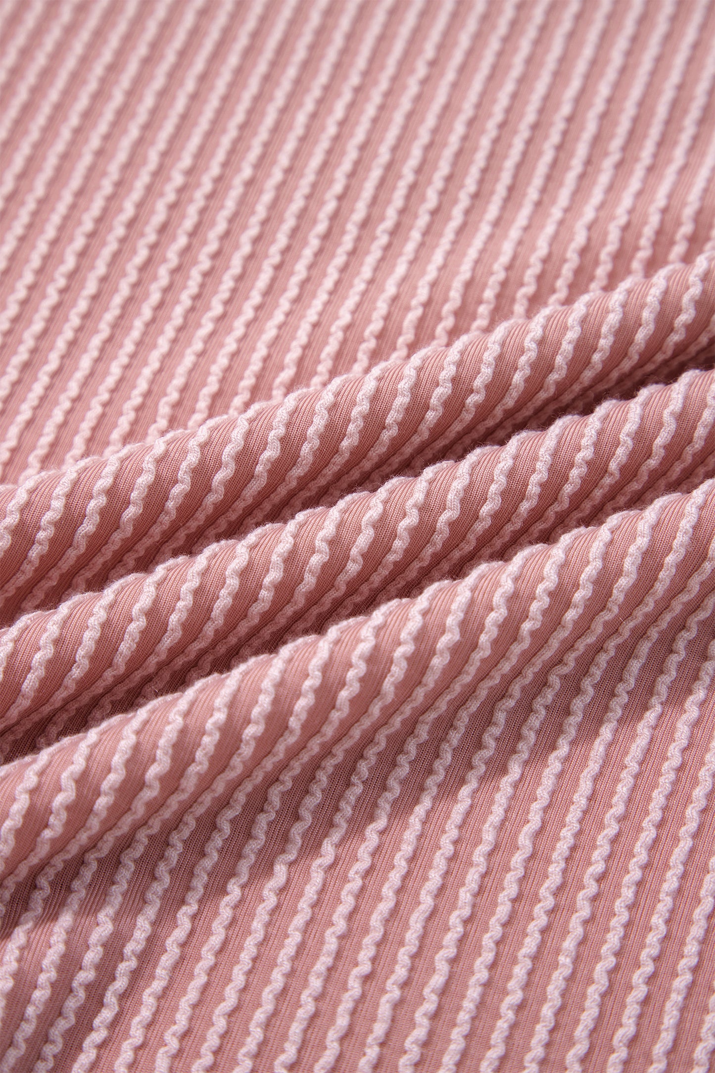 Ruffled Sleeve Ribbed Blouse in Plus Size