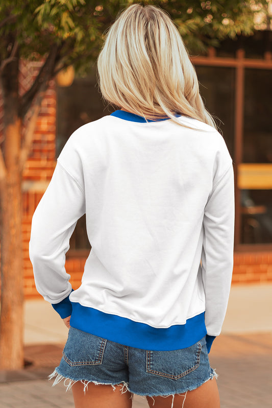 Blue GAME DAY Varsity Sweatshirt