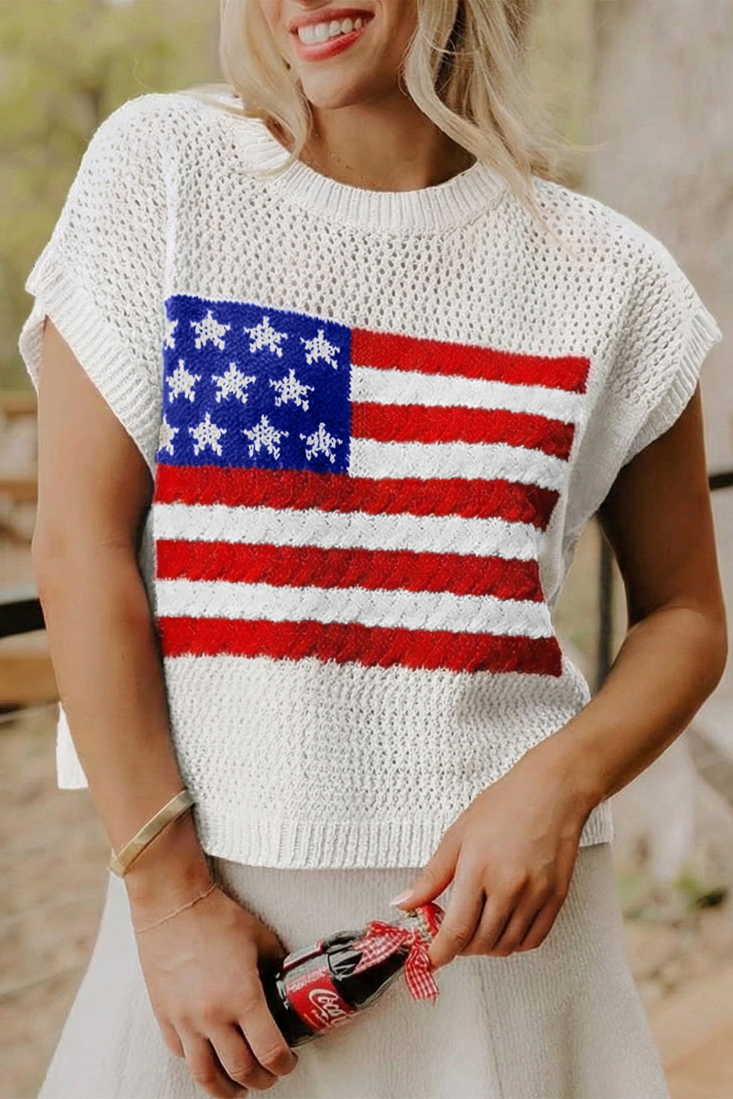 American Summer Sweater Top
