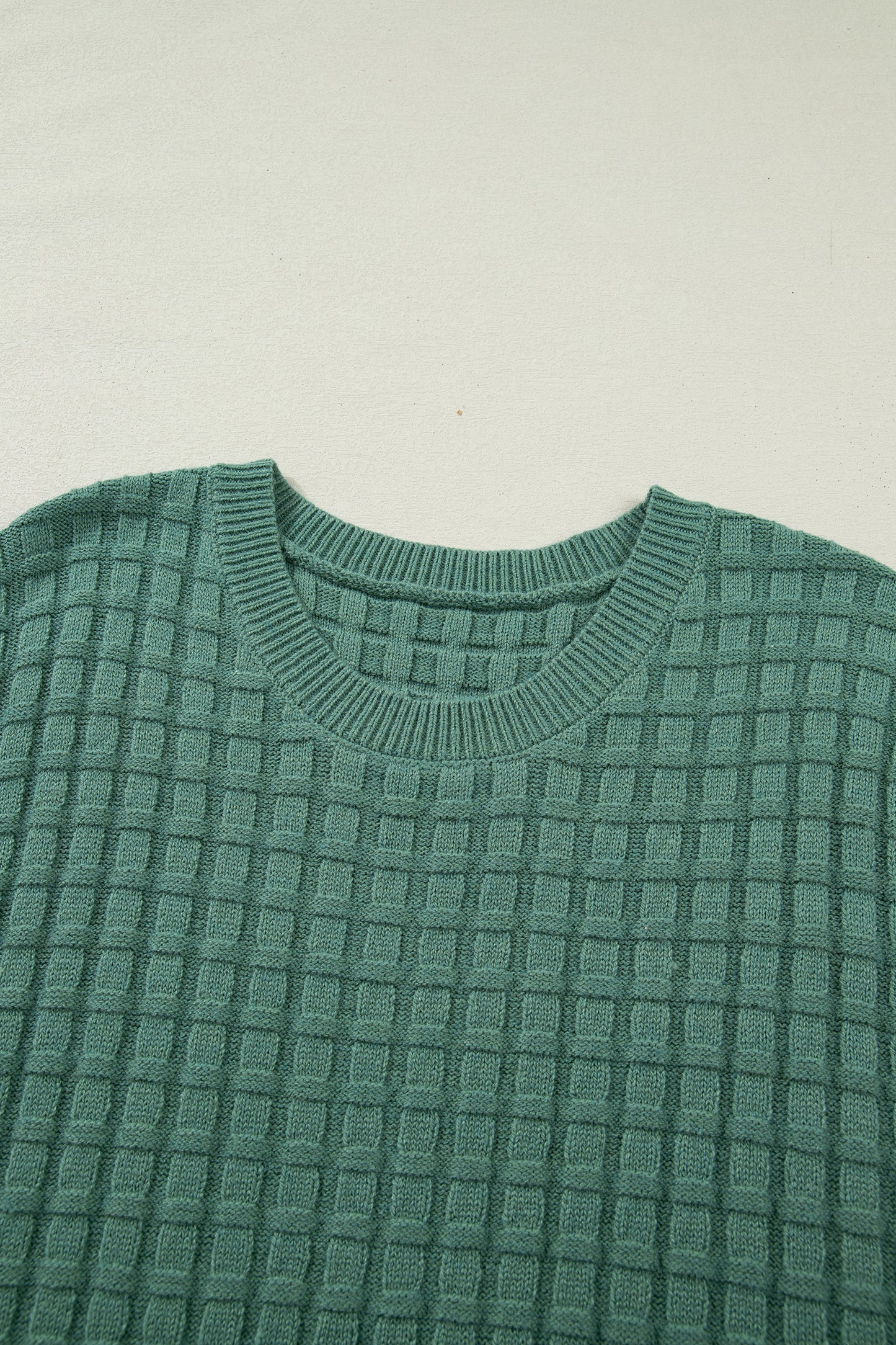 Mist Green Sweater in Plus Size