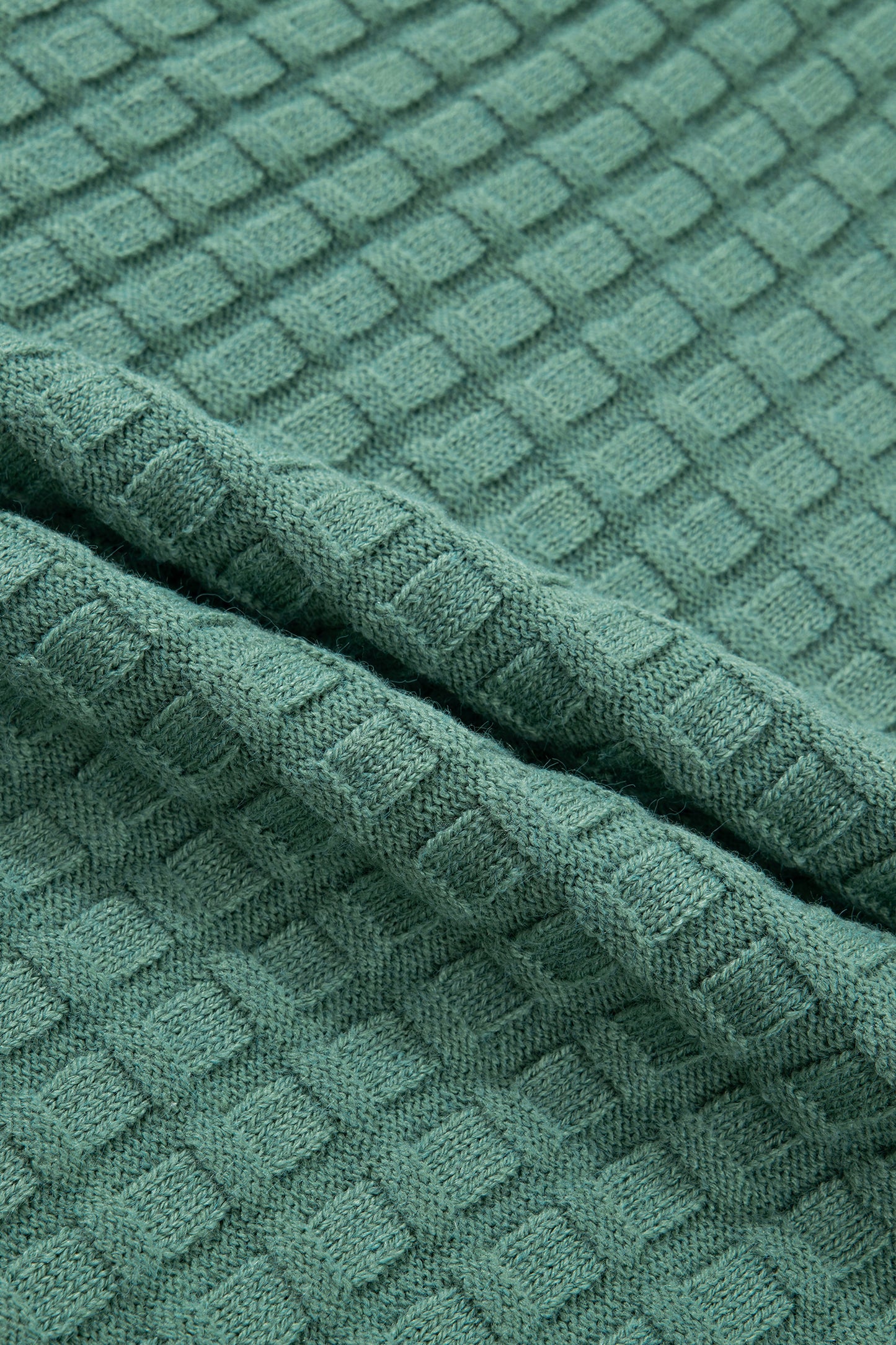Mist Green Sweater in Plus Size