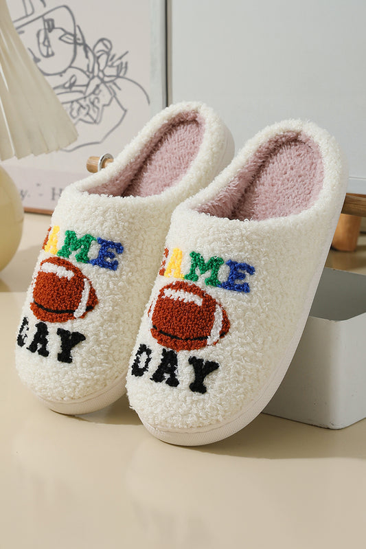 Plush GAME DAY Slippers