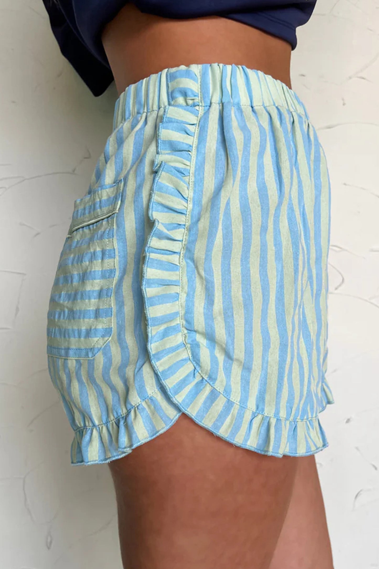 Rainey Ruffle Trim Shorts