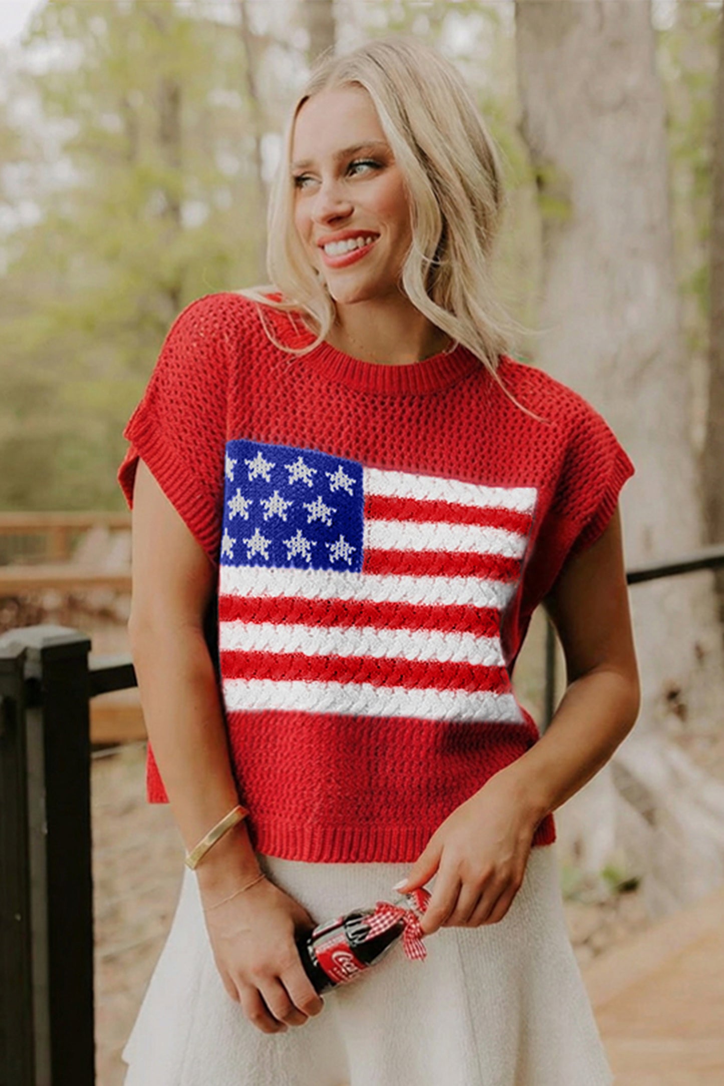 American Summer Sweater Top