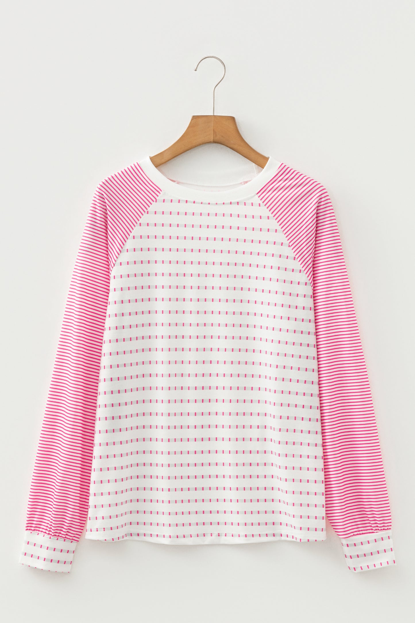 Raglan Stripes Long Sleeve Tee