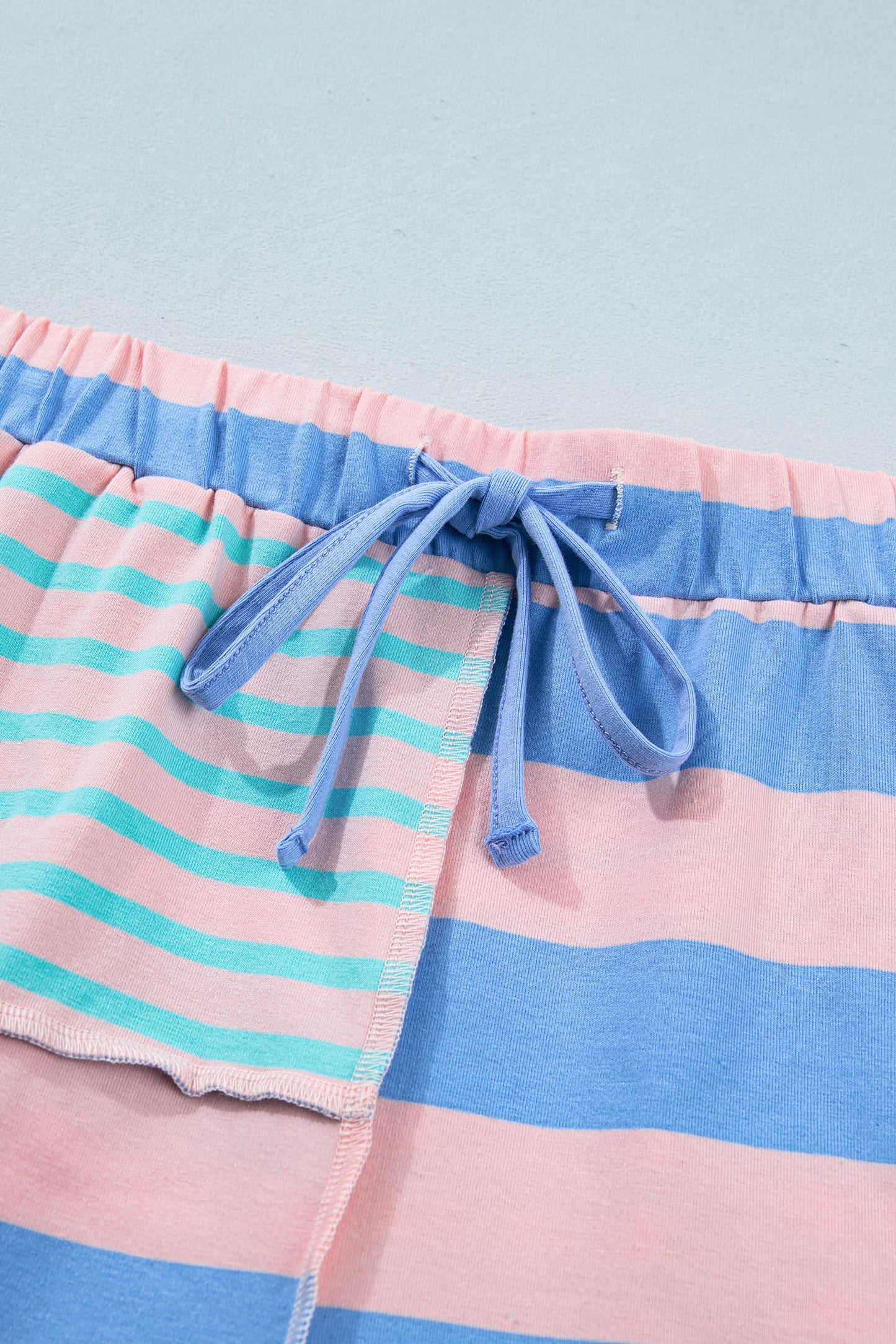 Pink Patchwork 2pc Short Set