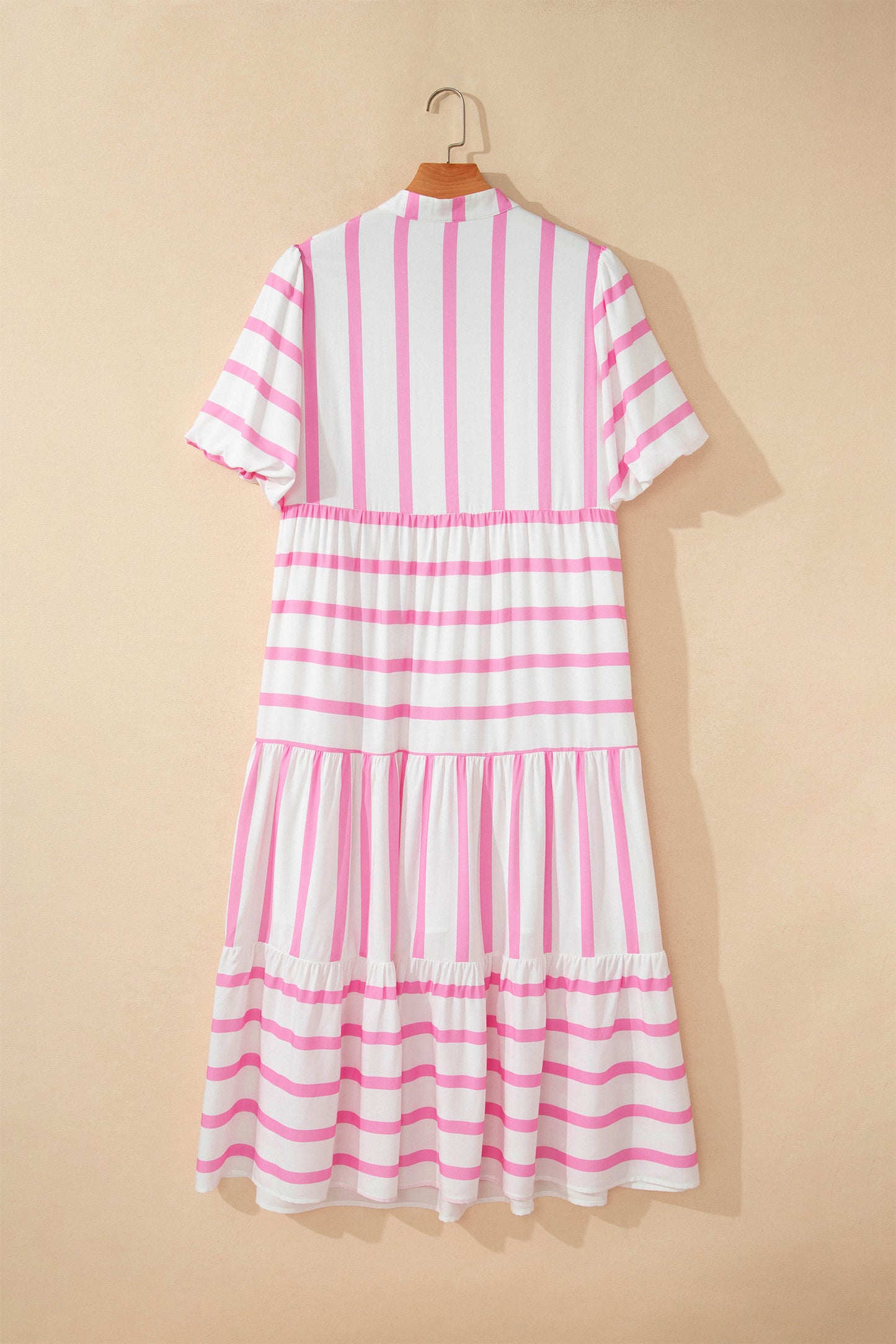 Patty Cake Tiered Maxi Dress in Plus Size