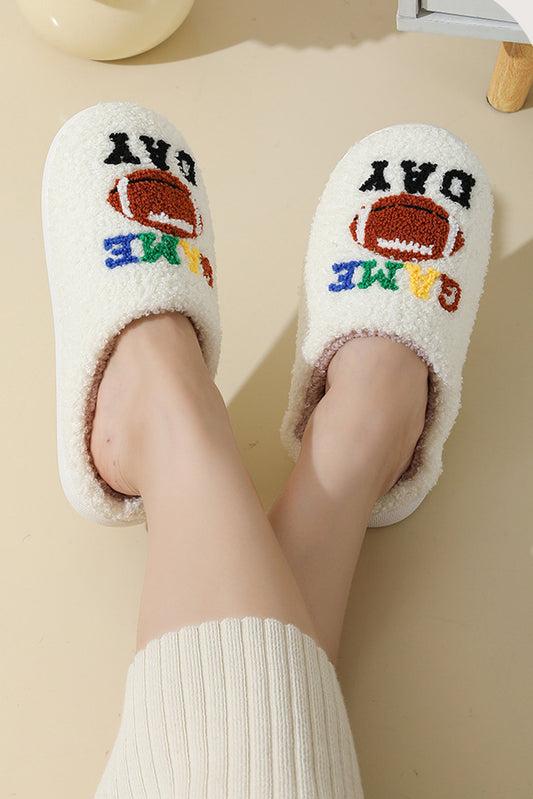 Plush GAME DAY Slippers