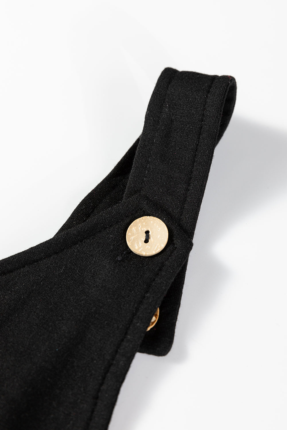 Raw Seam Flower Design Overall Jumpsuit