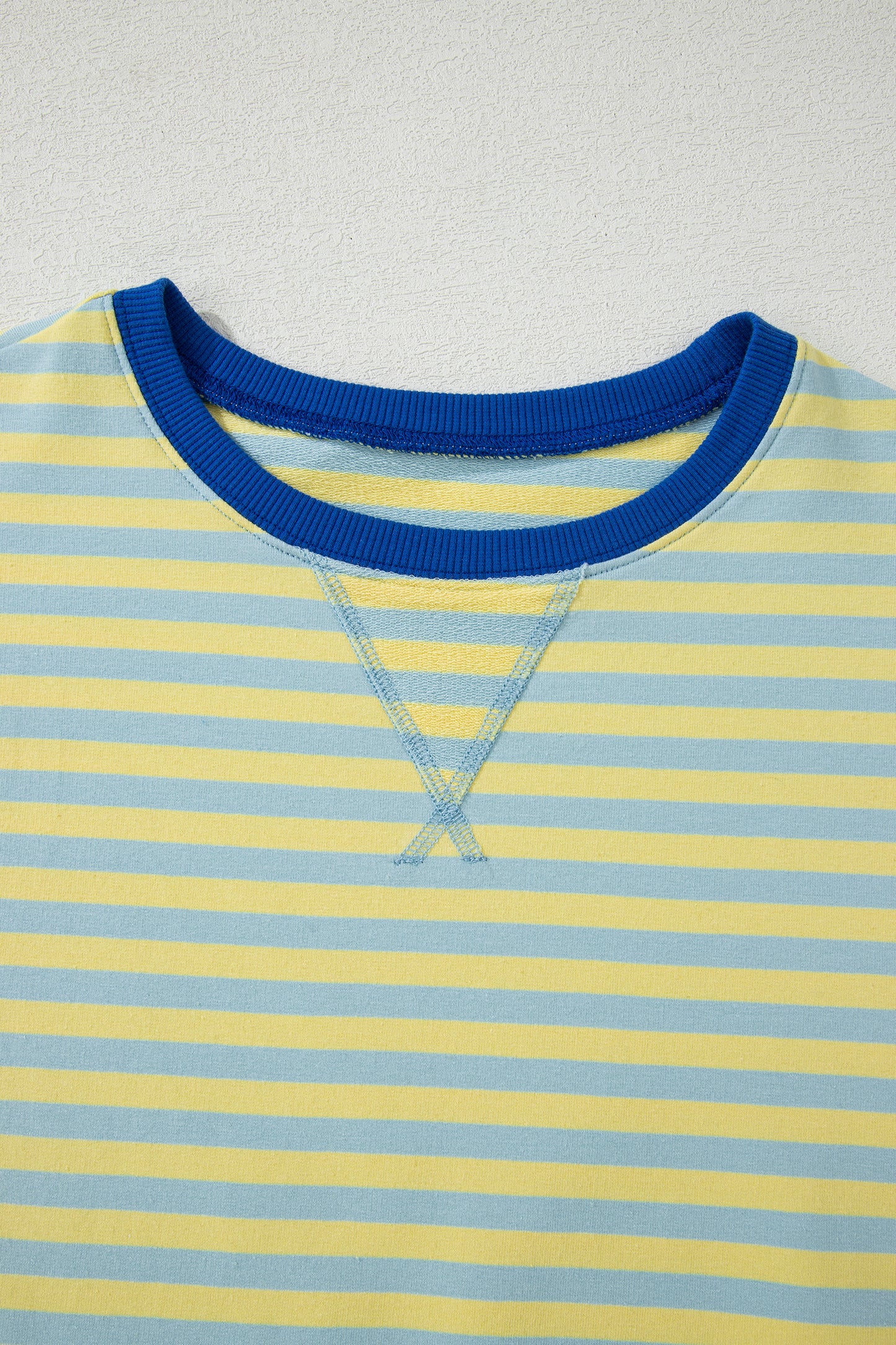 Striped Boxy Terry Shorts & Tee Set