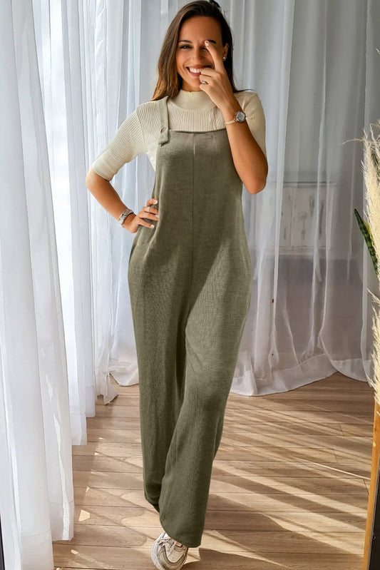 Laurel Green Casual Overalls