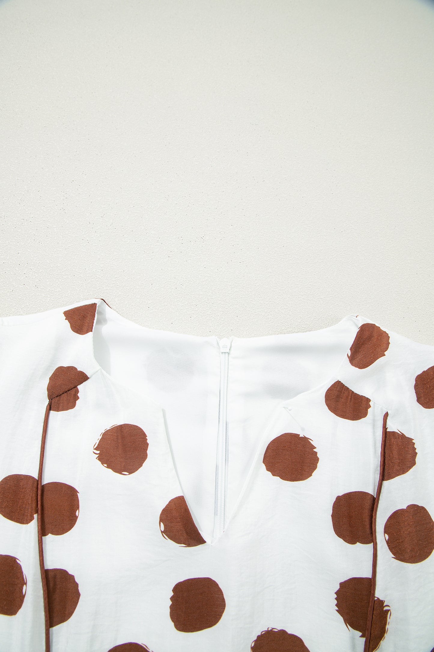 Polka Dot Tie Waist Midi Dress