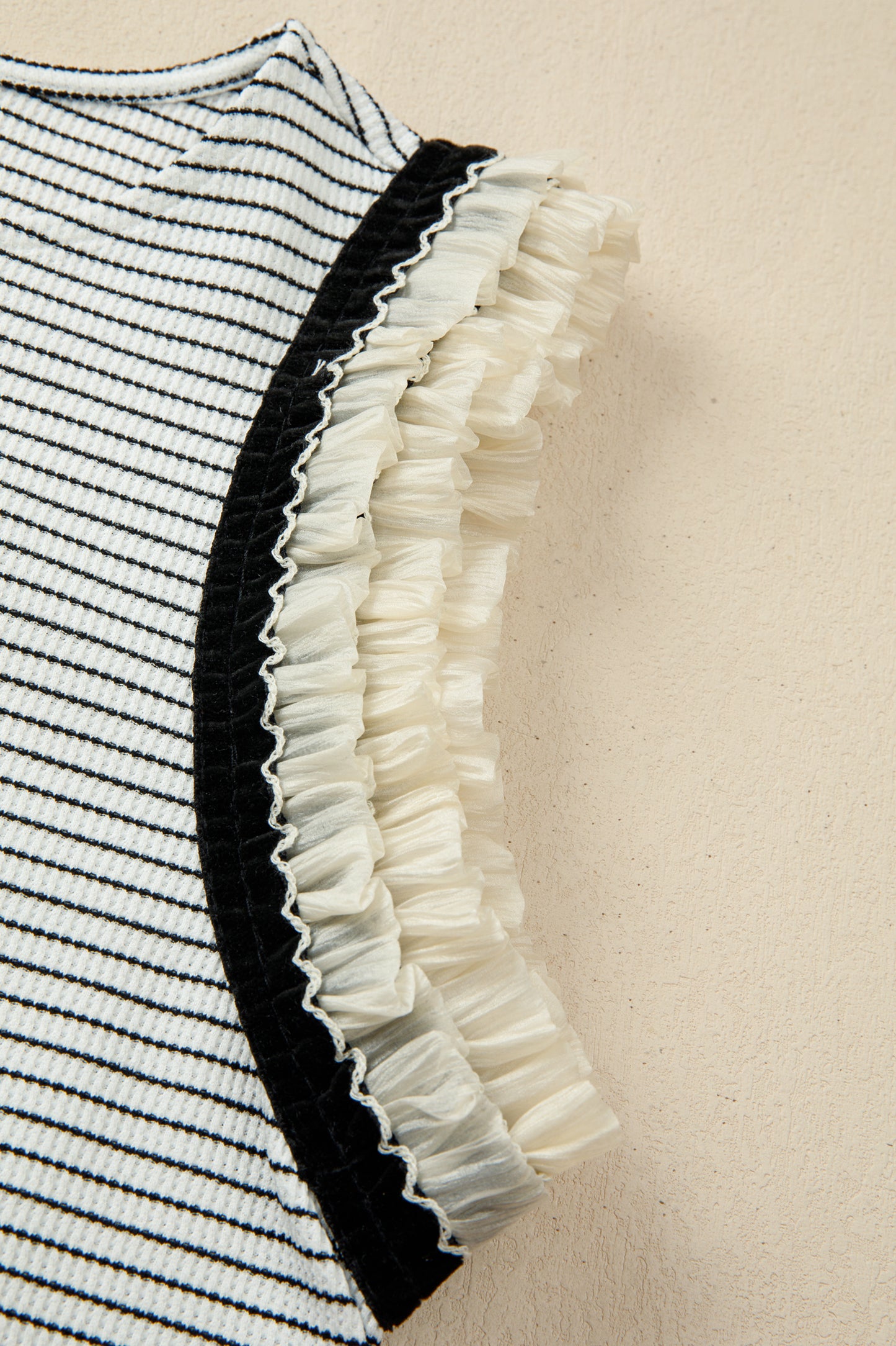 Brighton Ruffle Trim Tank