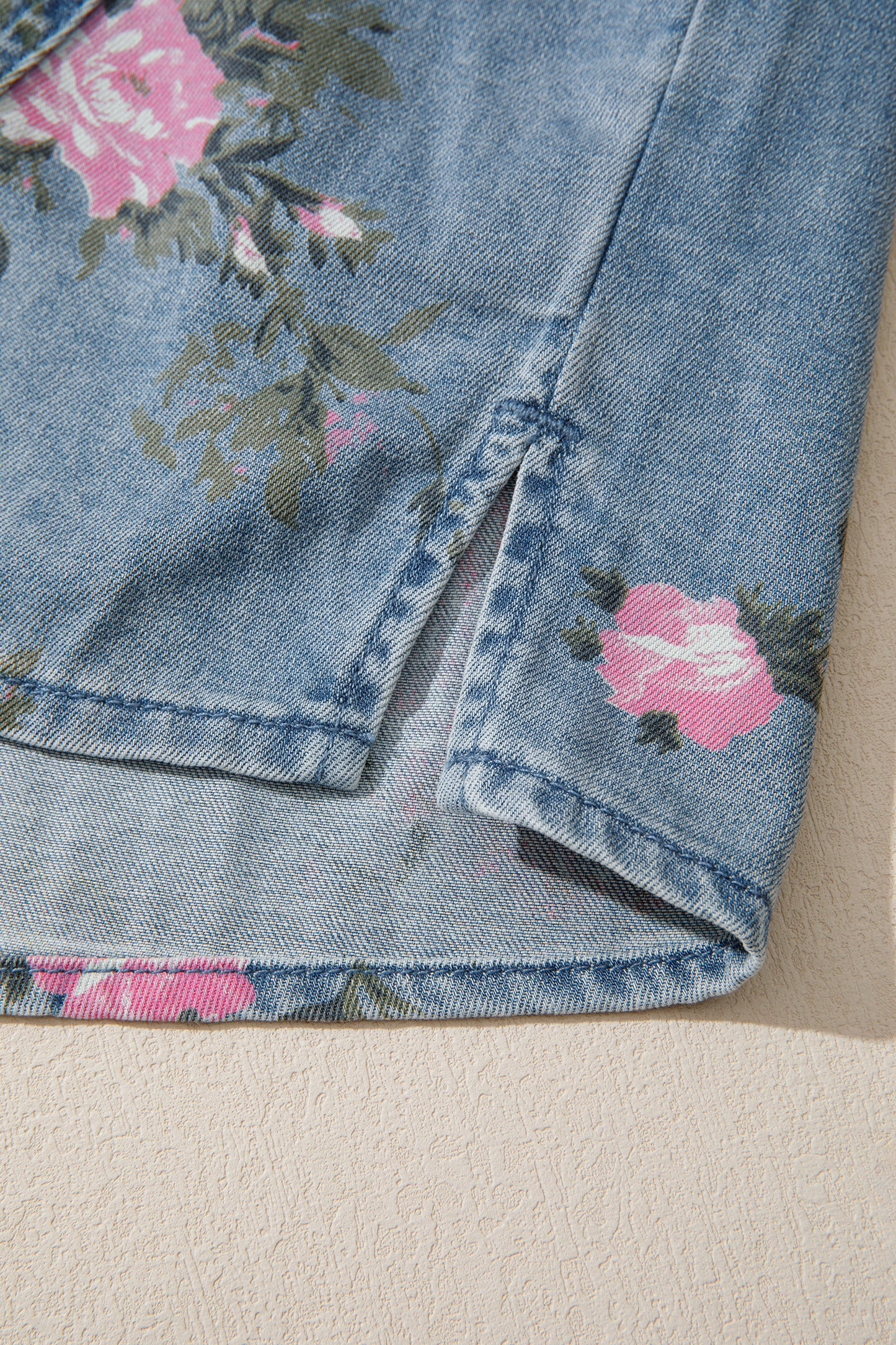 Vera Floral Denim Shirt