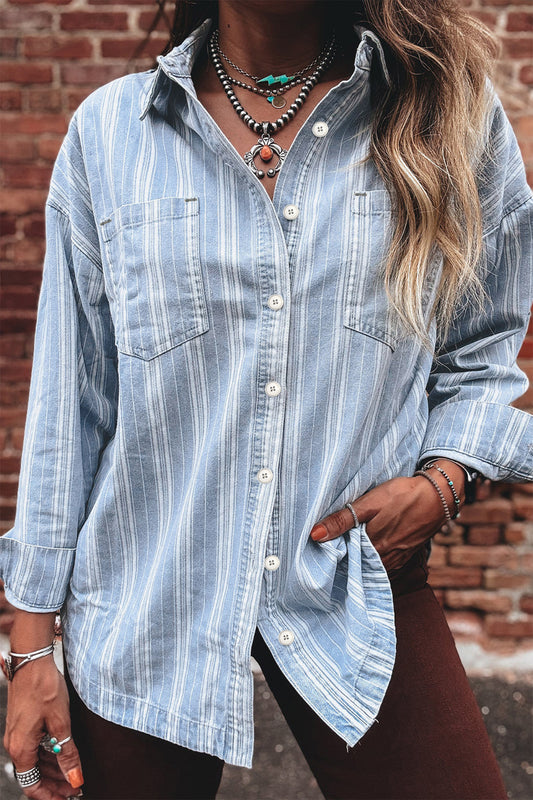 Boyfriend Denim Shirt