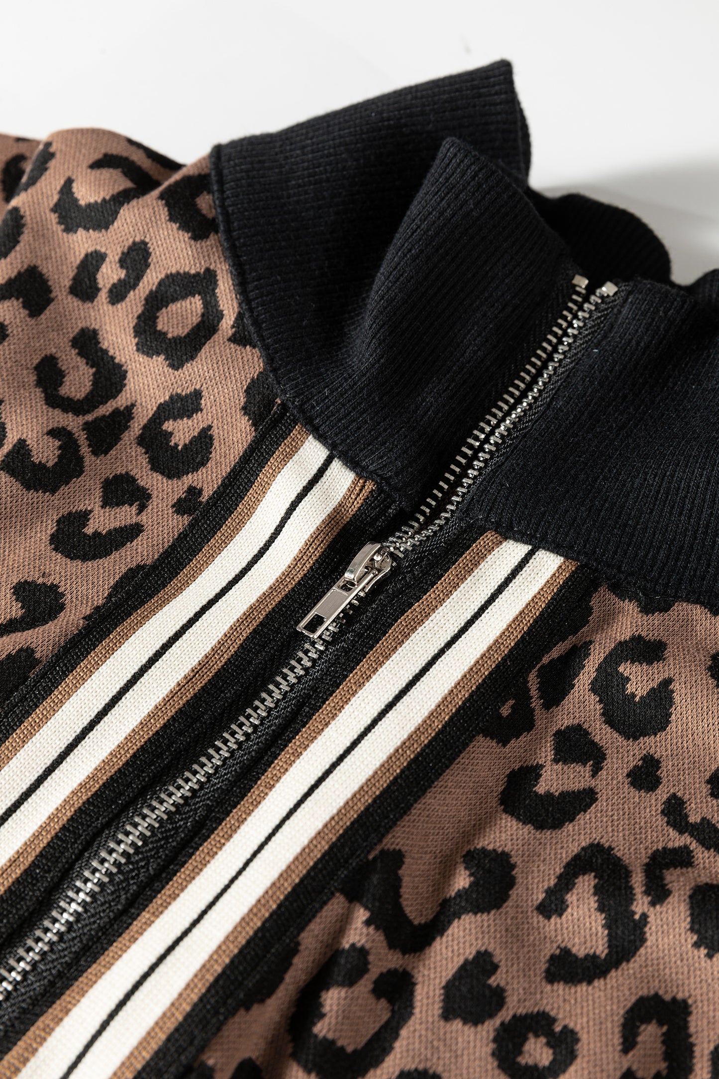 Leopard Print 2pc Mini Skirt Set