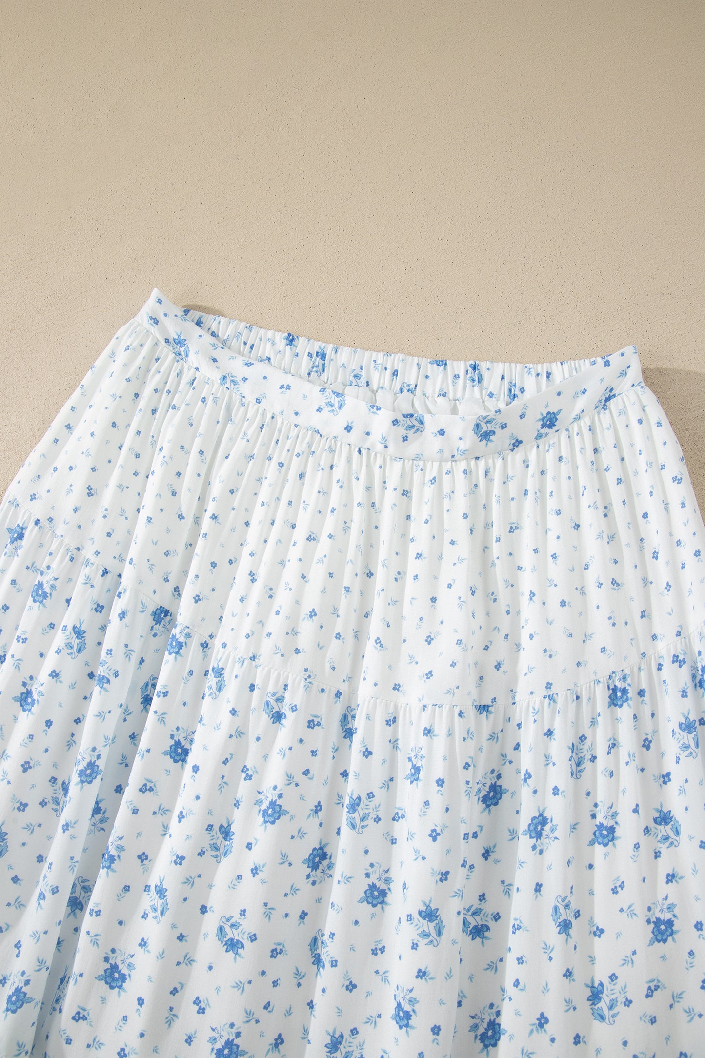 Tiny Floral Maxi Skirt