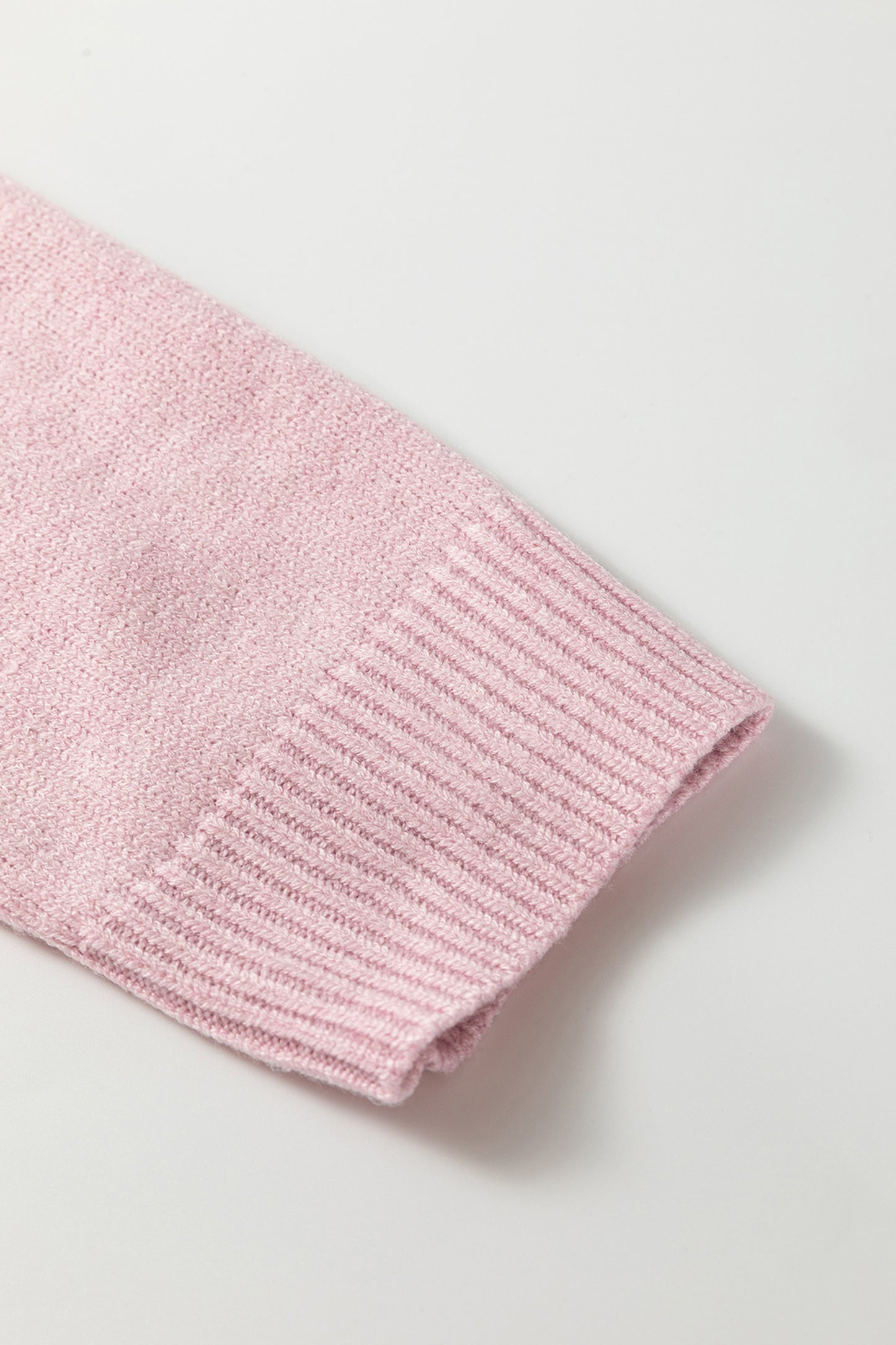 Pink Corded Love Sweater