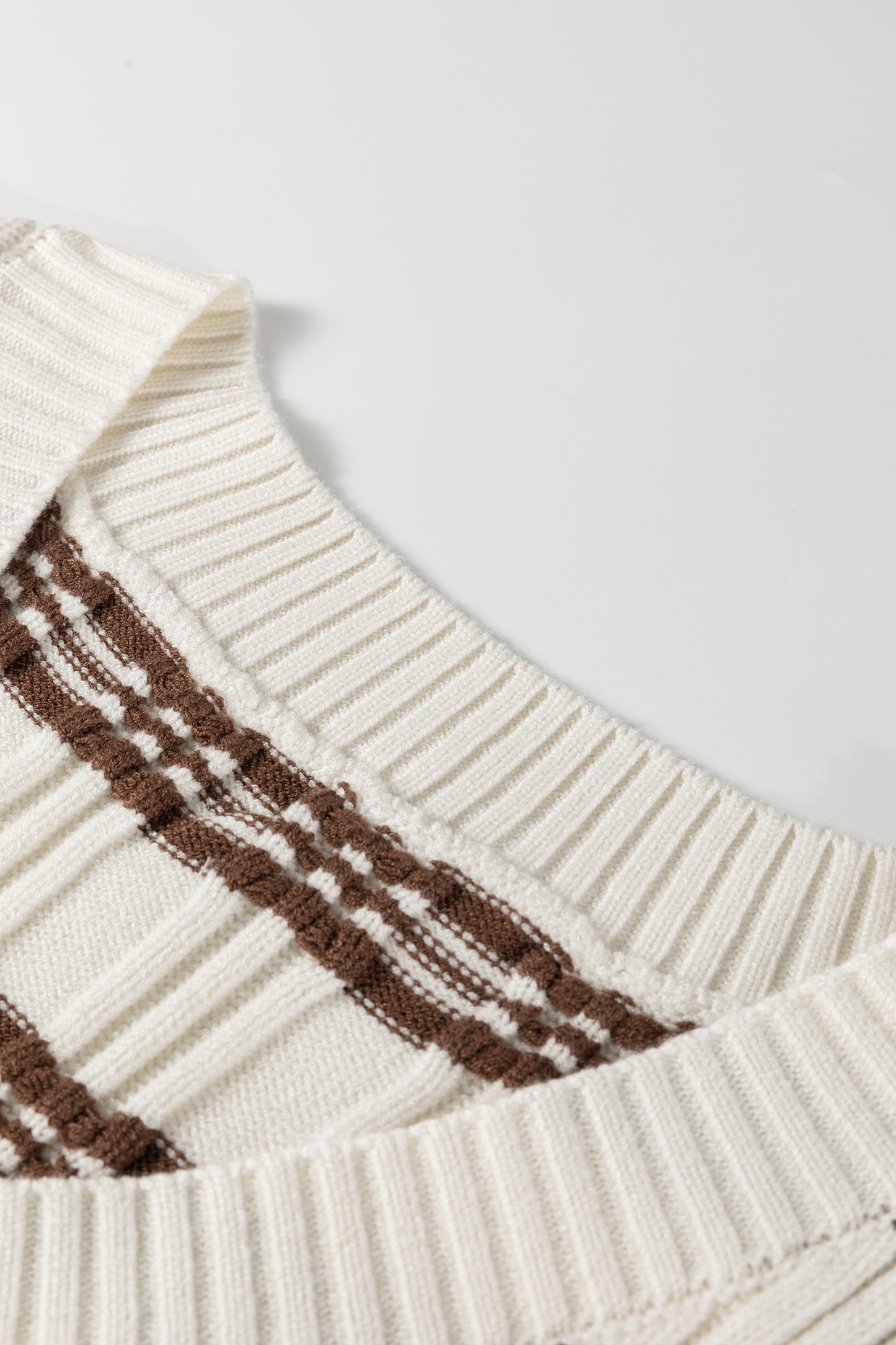 Geo V-Neck Sweater Vest