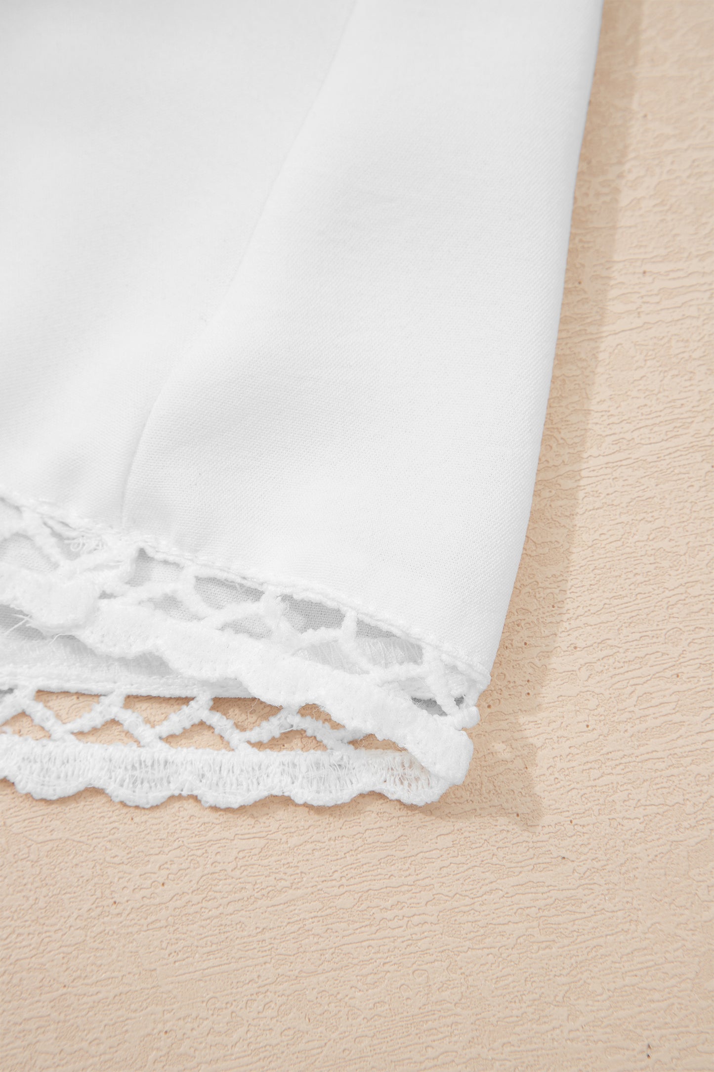 Lace Trim Ruffled Skirt in Plus Size