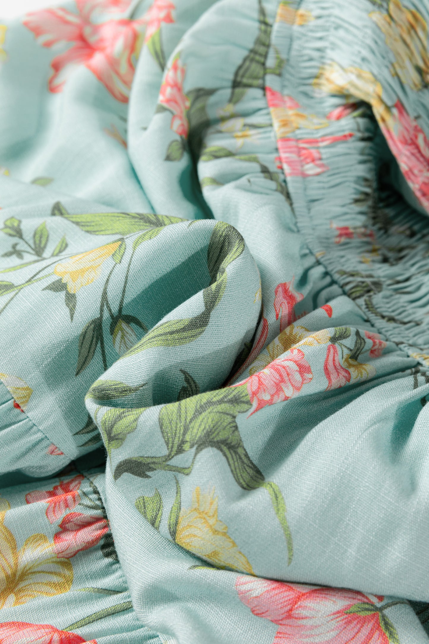 Smocked Floral Maxi Dress