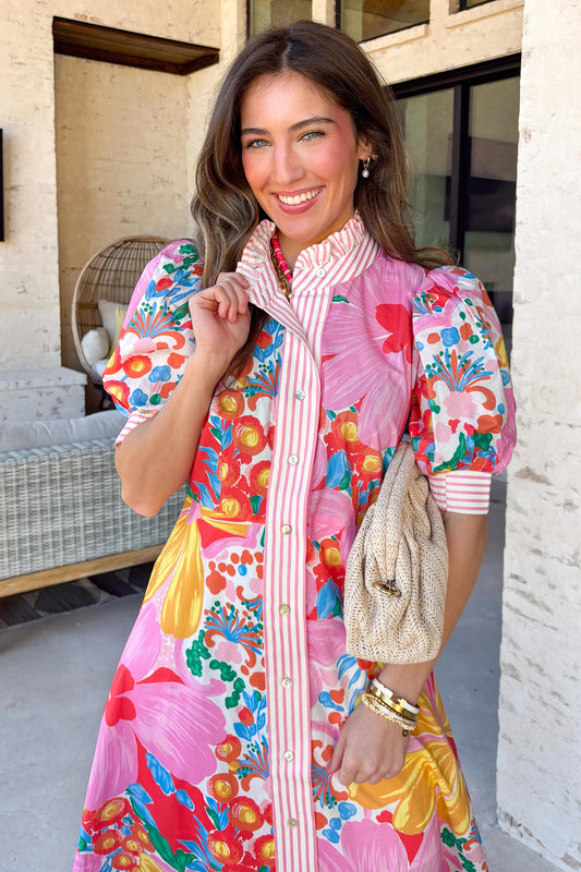 Claire Button Down Dress