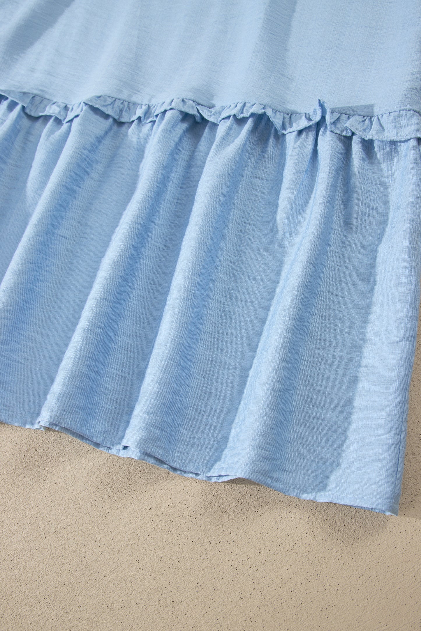 Mandi Ruffle Trim Maxi Dress