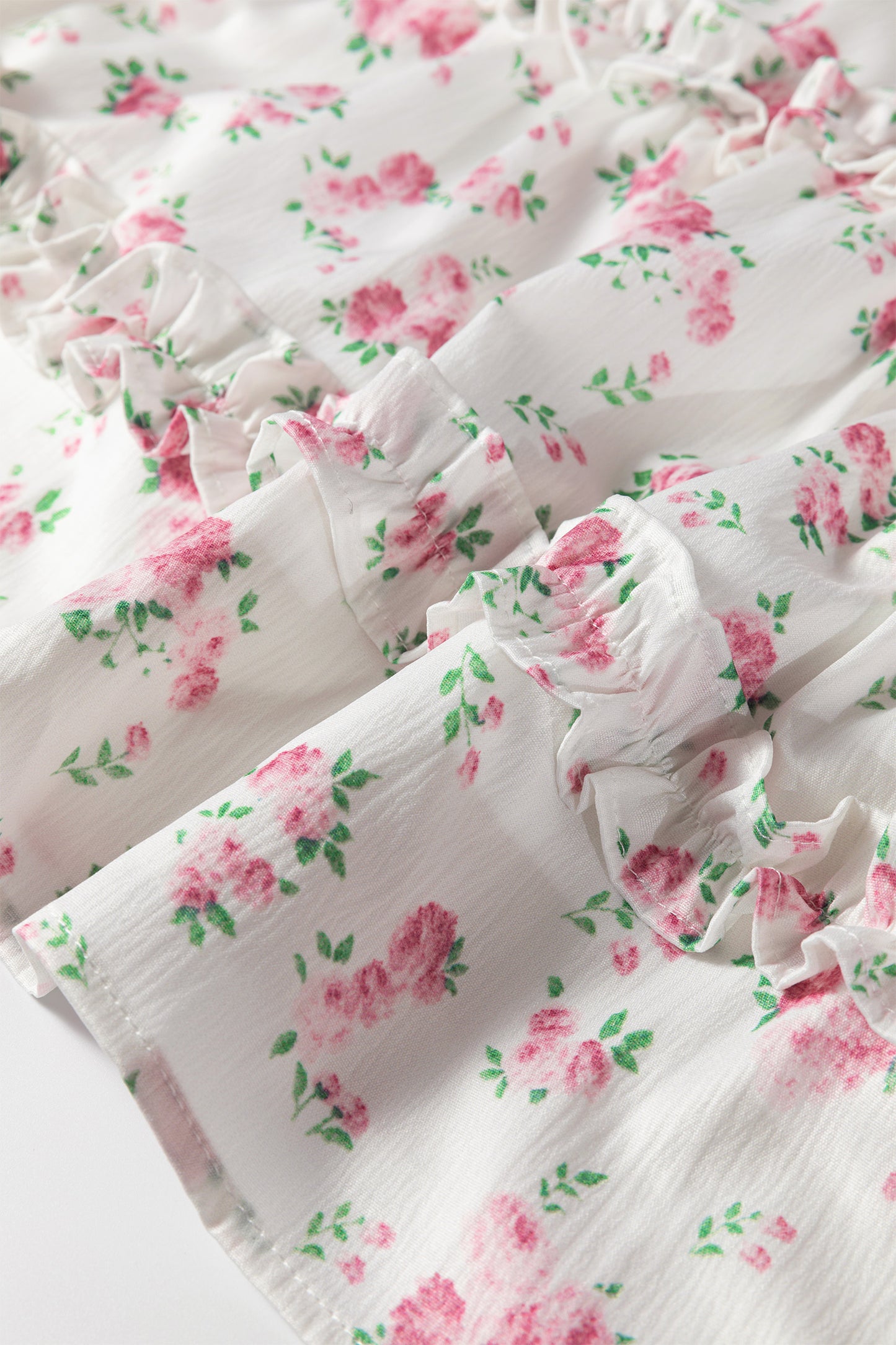 Pink Floral Babydoll Dress