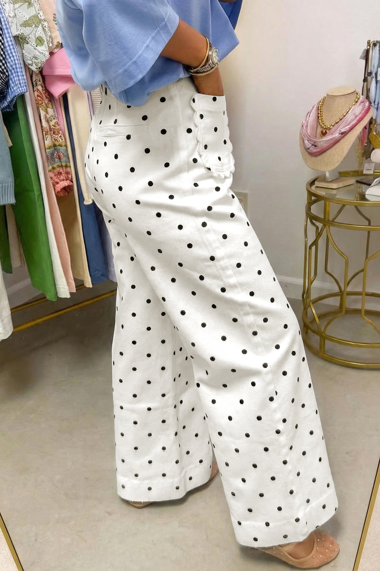 Gabby Cotton Shift Pants