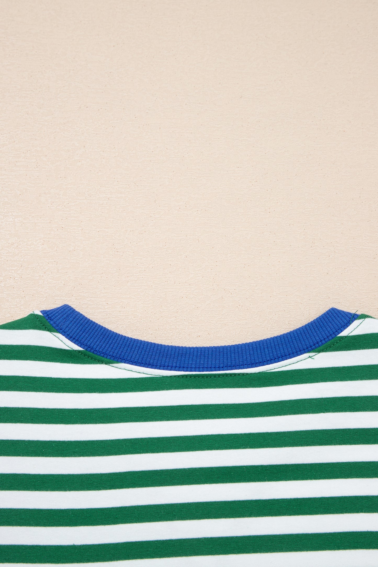 Striped Boxy Terry Shorts & Tee Set