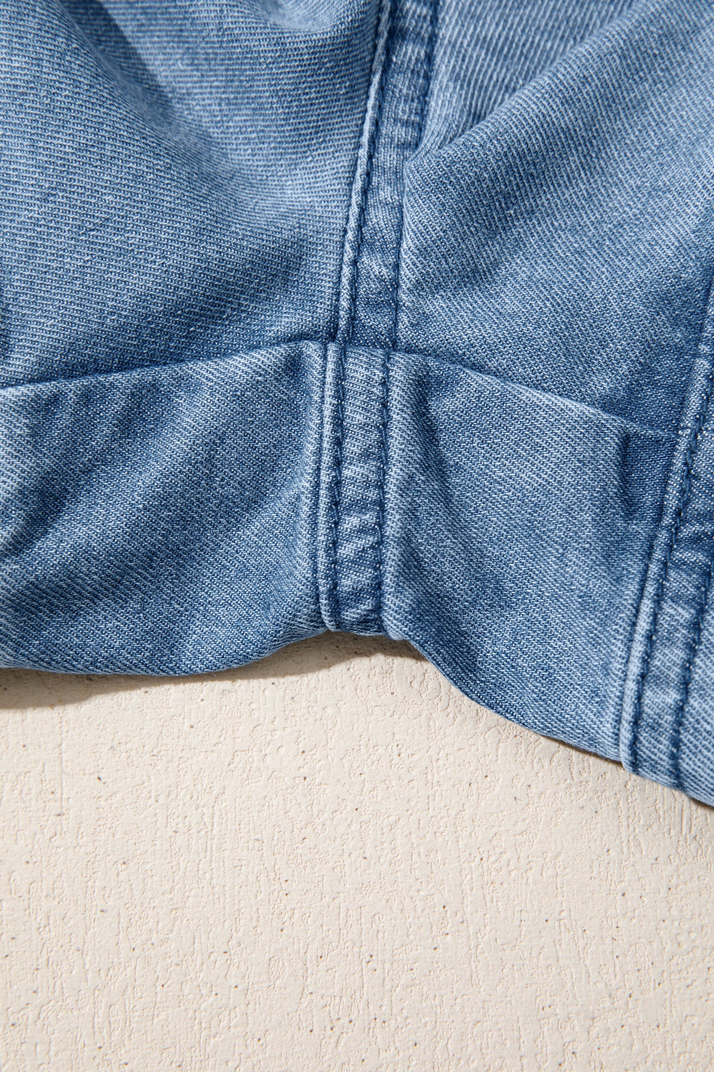Dusk Smocked Waist Denim Shorts