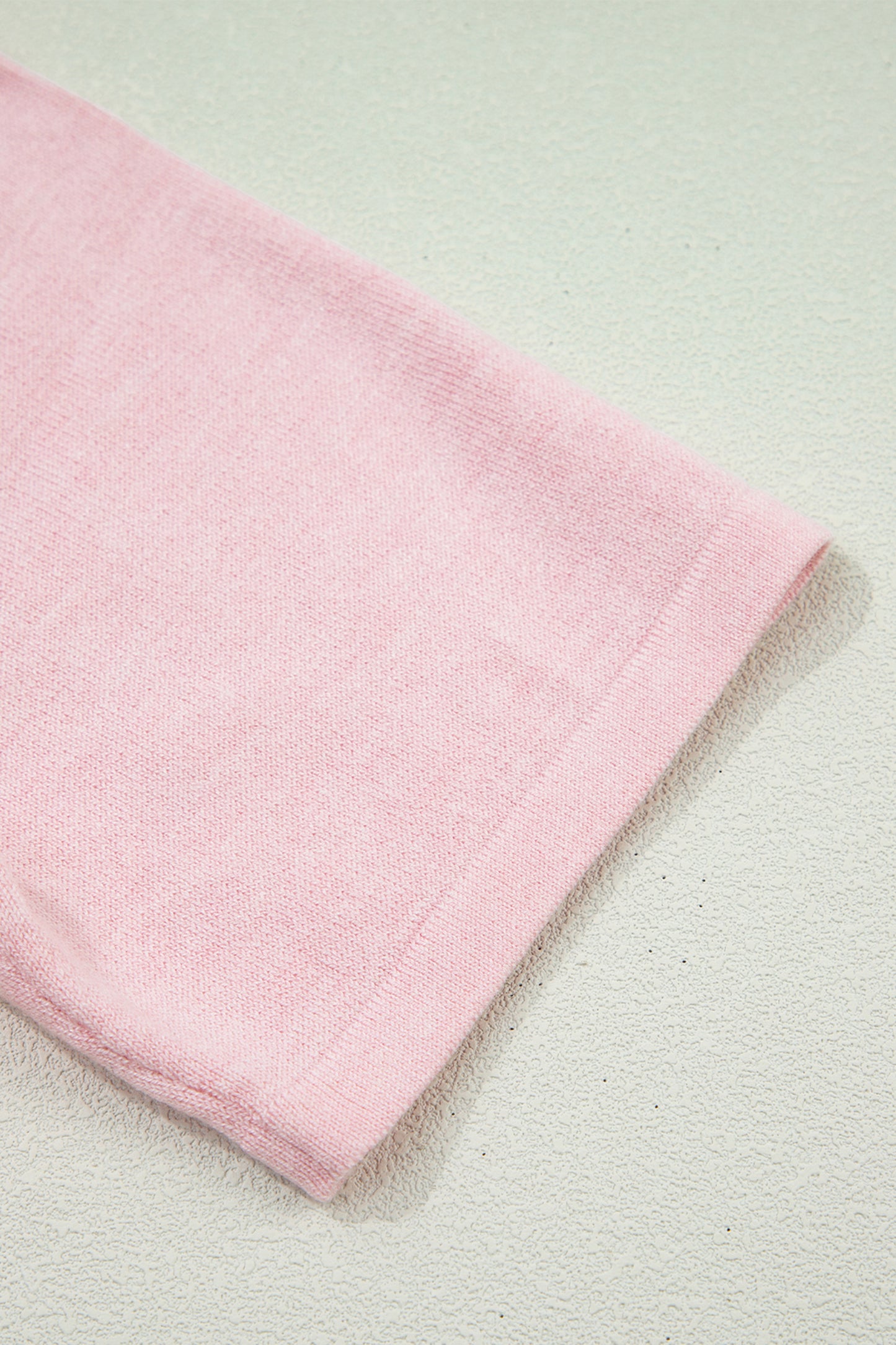 Strawberry Pink Short Sleeve Sweater