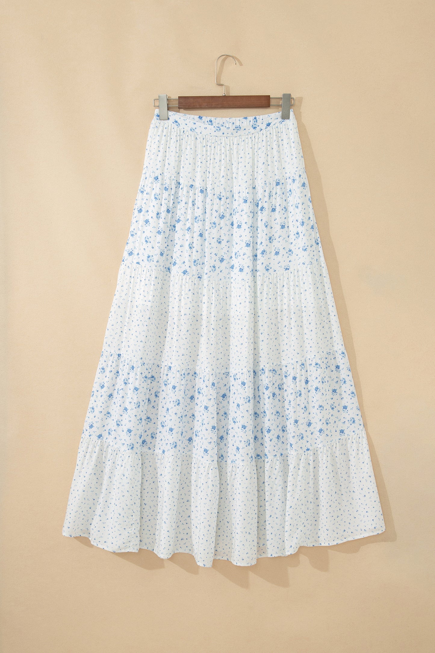 Tiny Floral Maxi Skirt