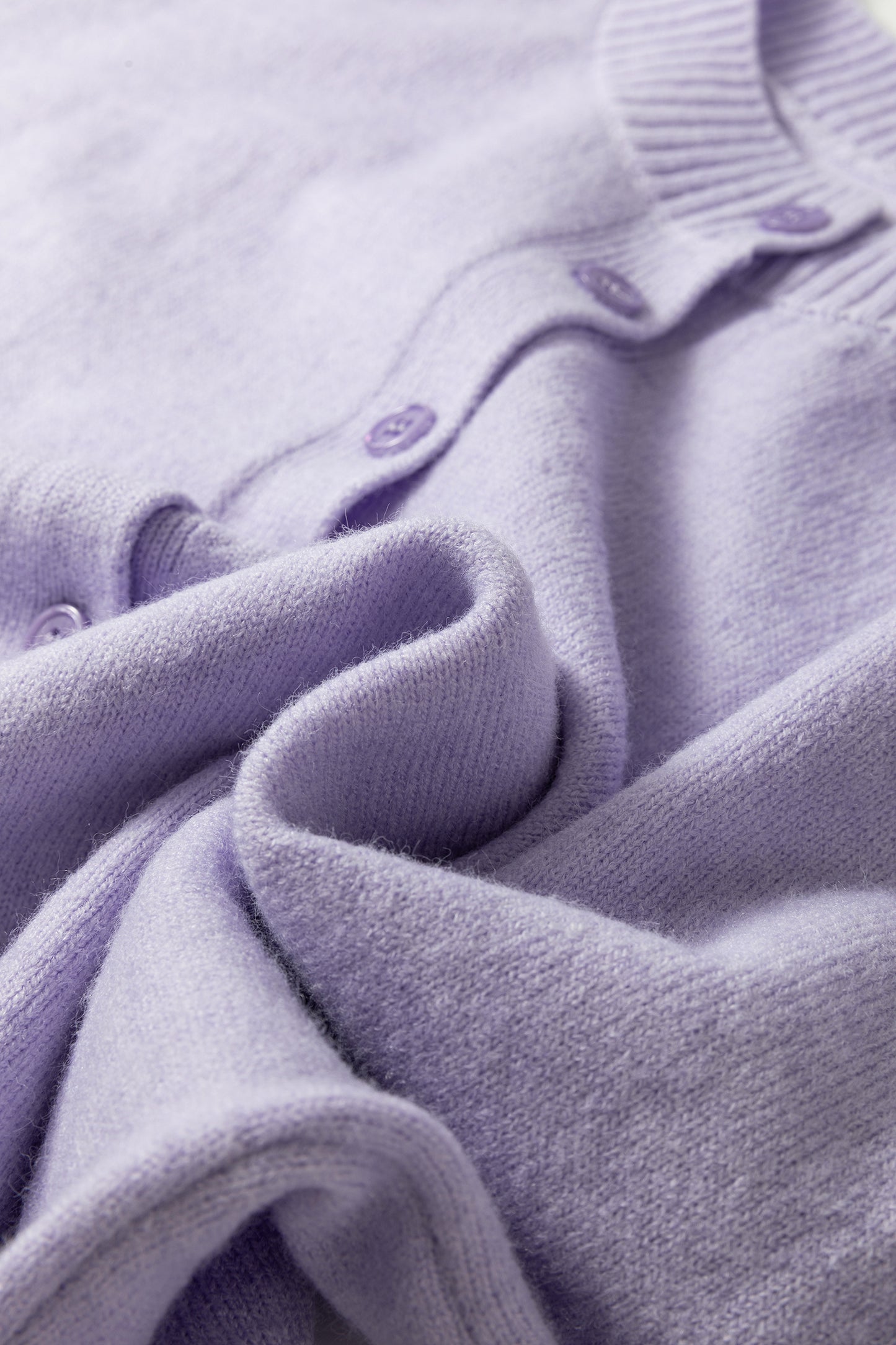 Lavender 3/4 Sleeve Cardigan