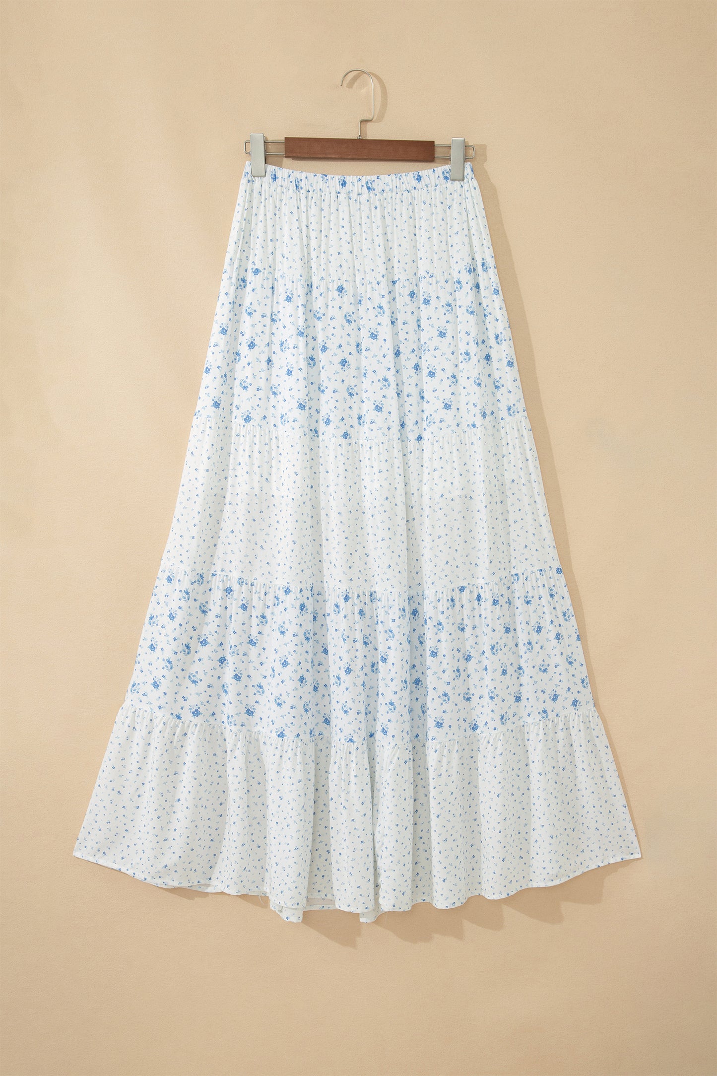 Tiny Floral Maxi Skirt