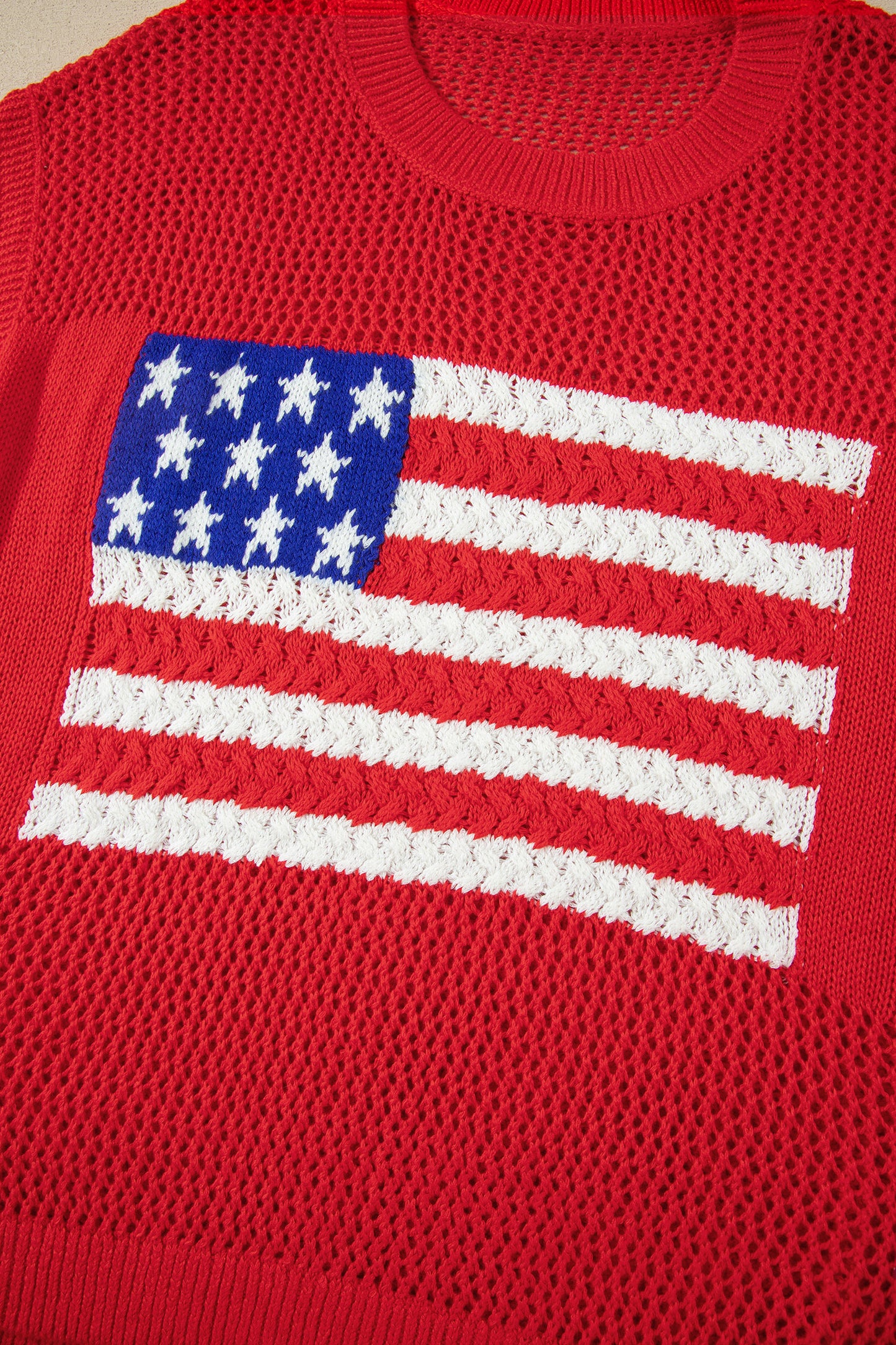 American Summer Sweater Top