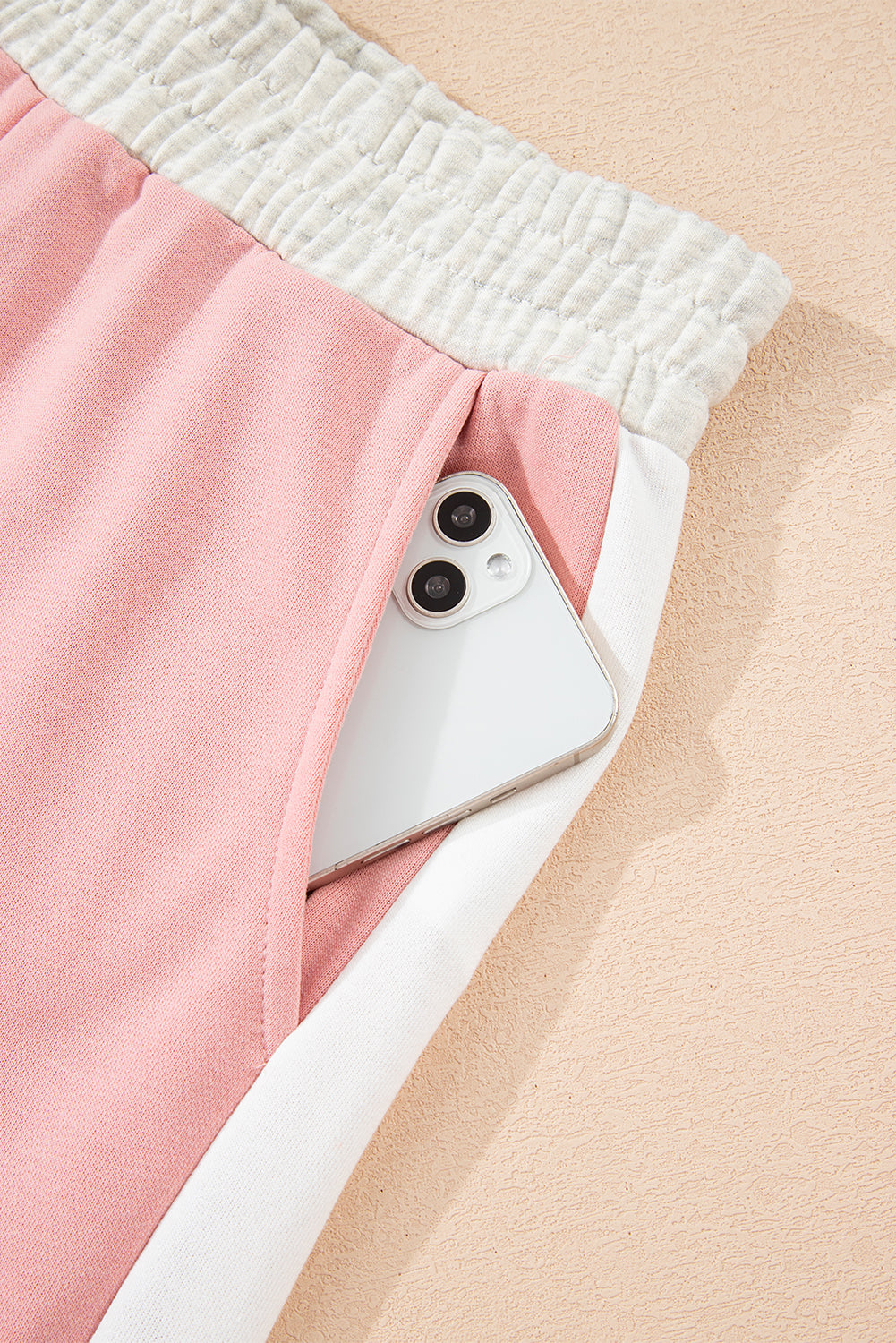 Light Pink Color Block 2pc Set