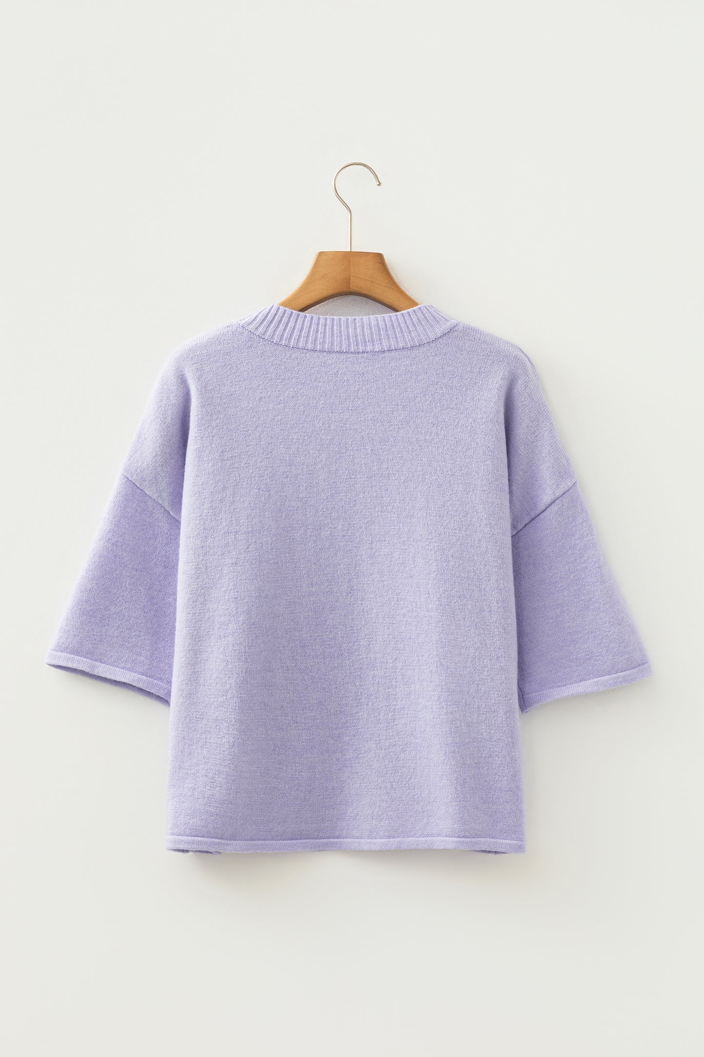 Lavender 3/4 Sleeve Cardigan
