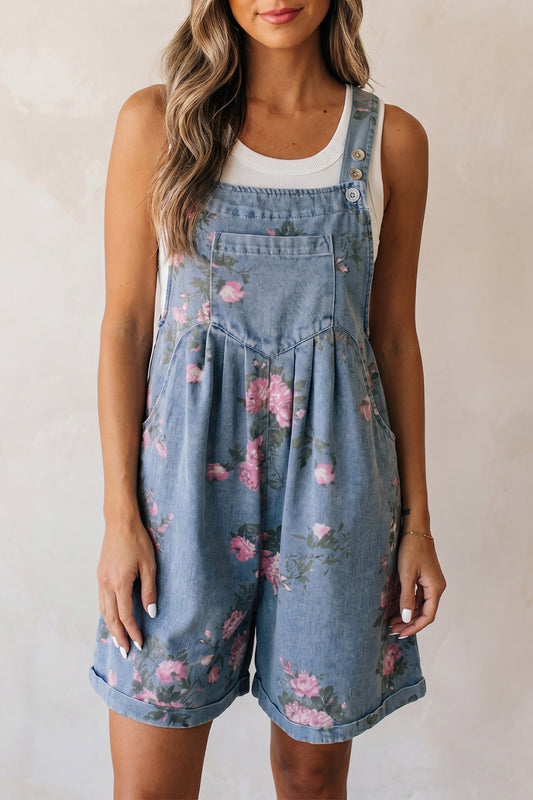 Judy Denim Shortalls