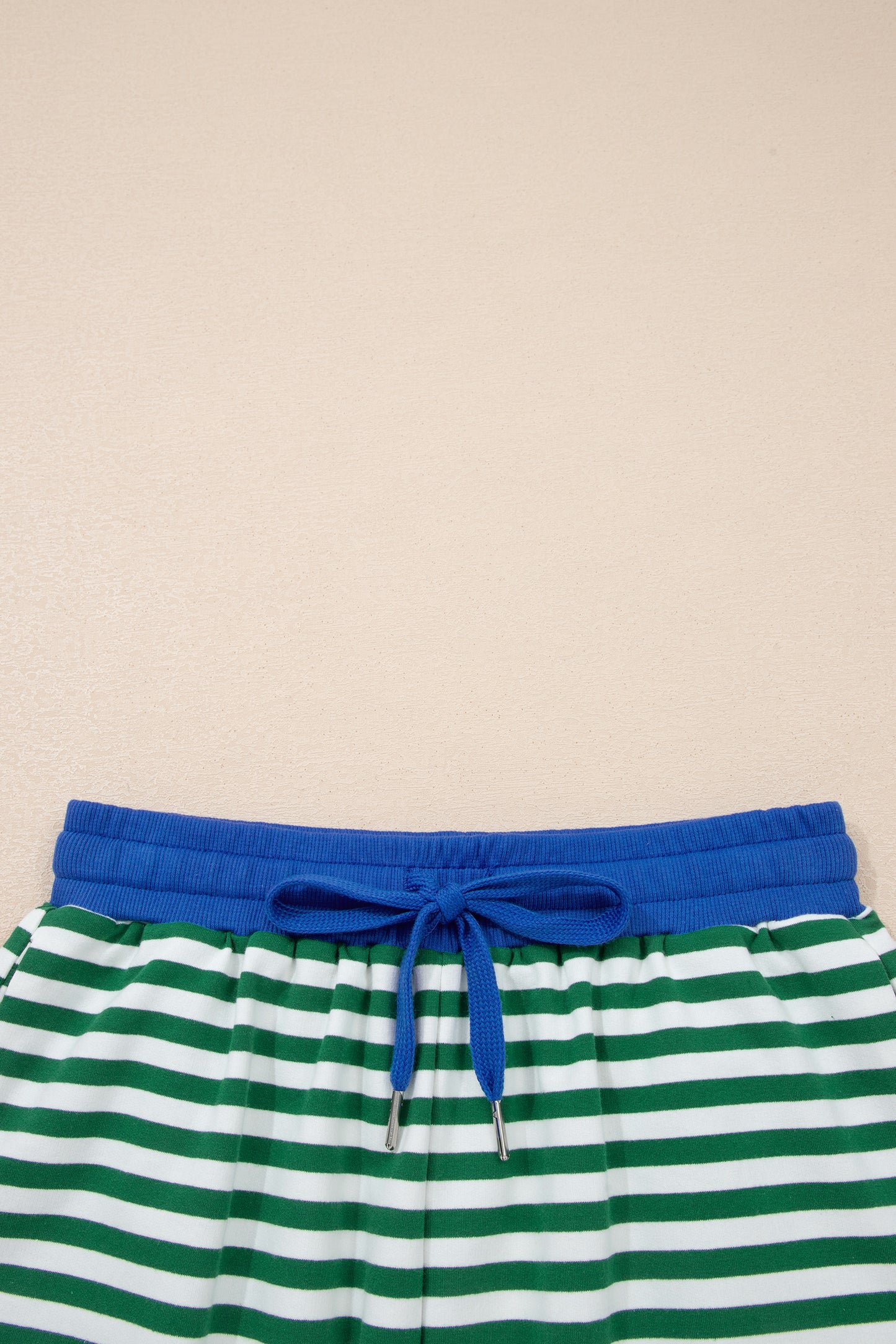 Striped Boxy Terry Shorts & Tee Set