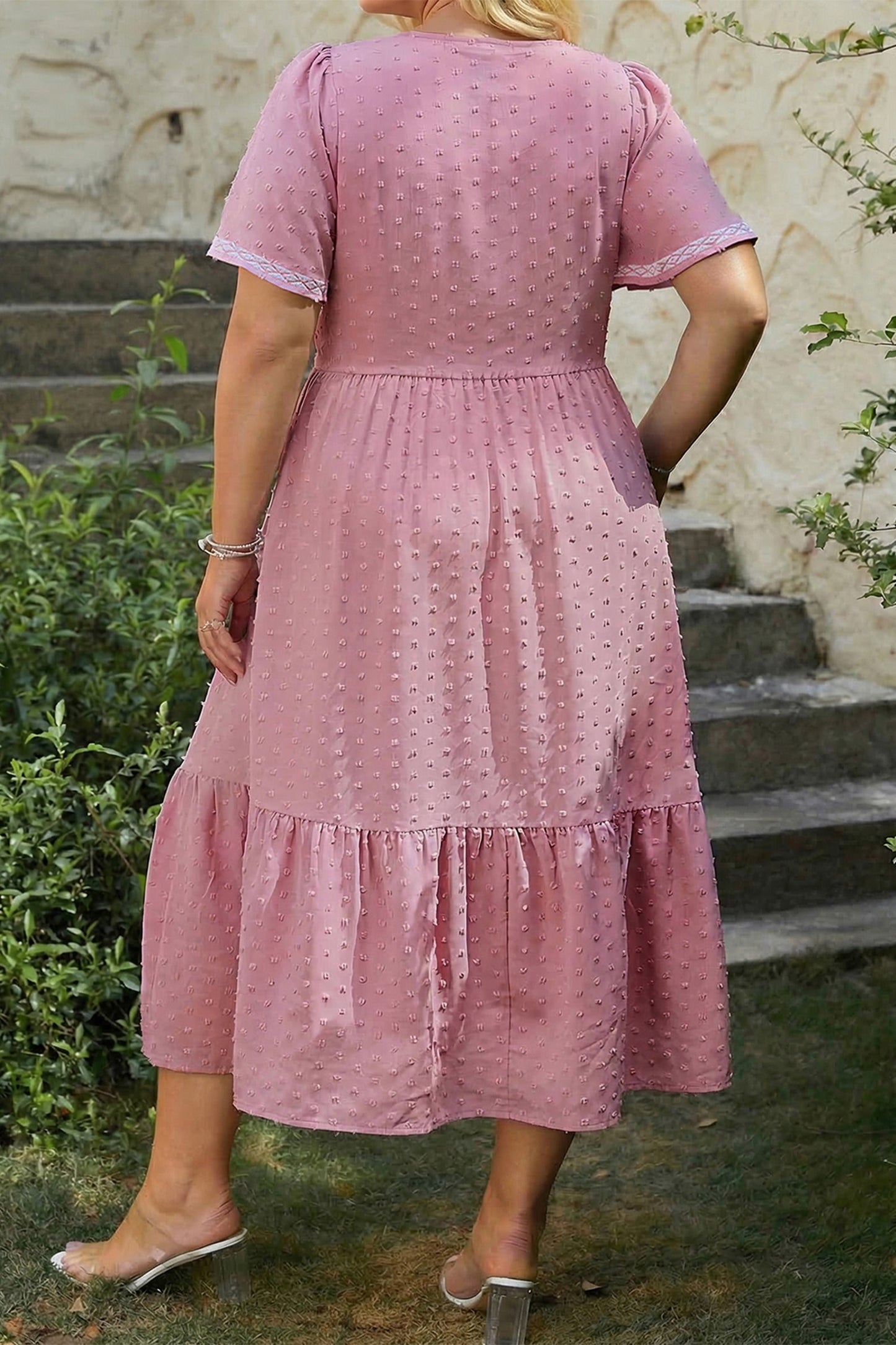 Pinkie Pie Midi Dress in Plus Size