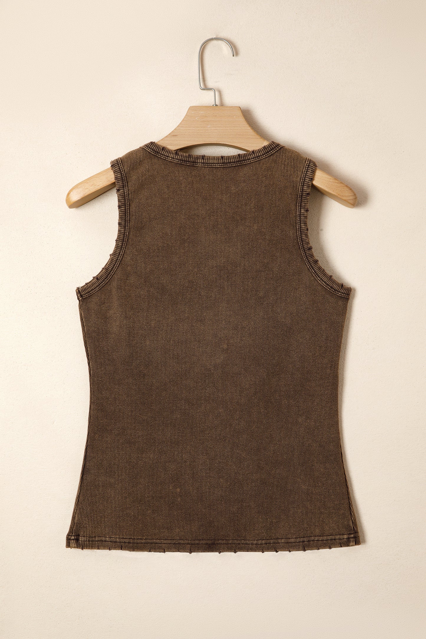 Ribbed Mineral Wash Tank Top