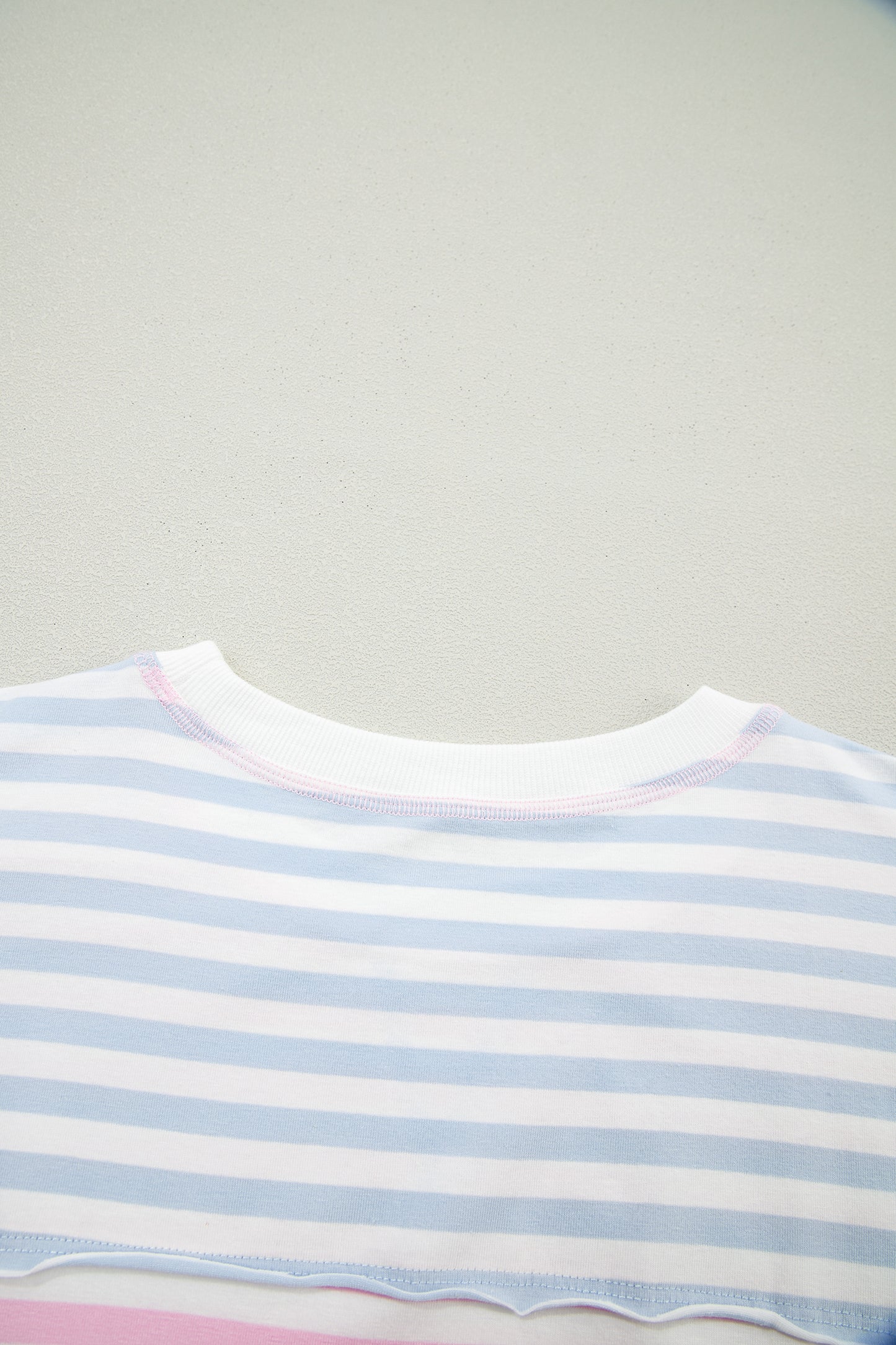 Candy Striped Oversize Tee