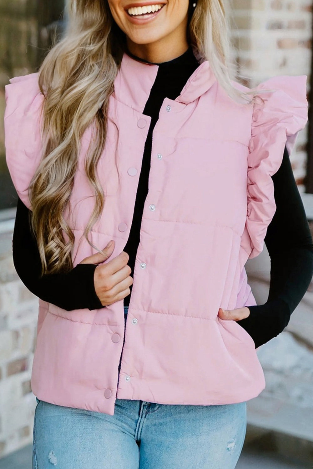 Cotton Candy Puffer Vest